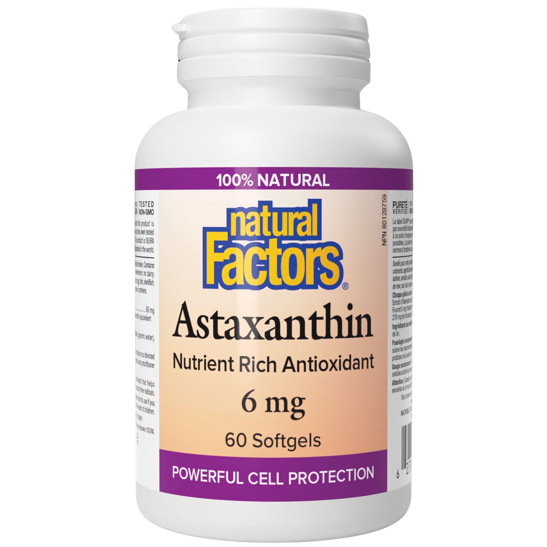 Natural Factors Astaxanthin 6mg 60s