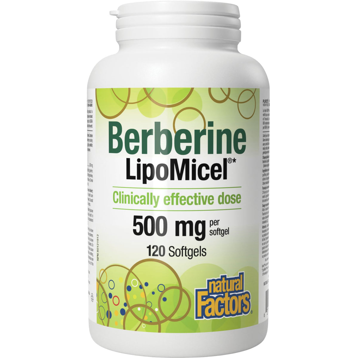 Natural Factors Berberine LipoMicel Softgels 120s