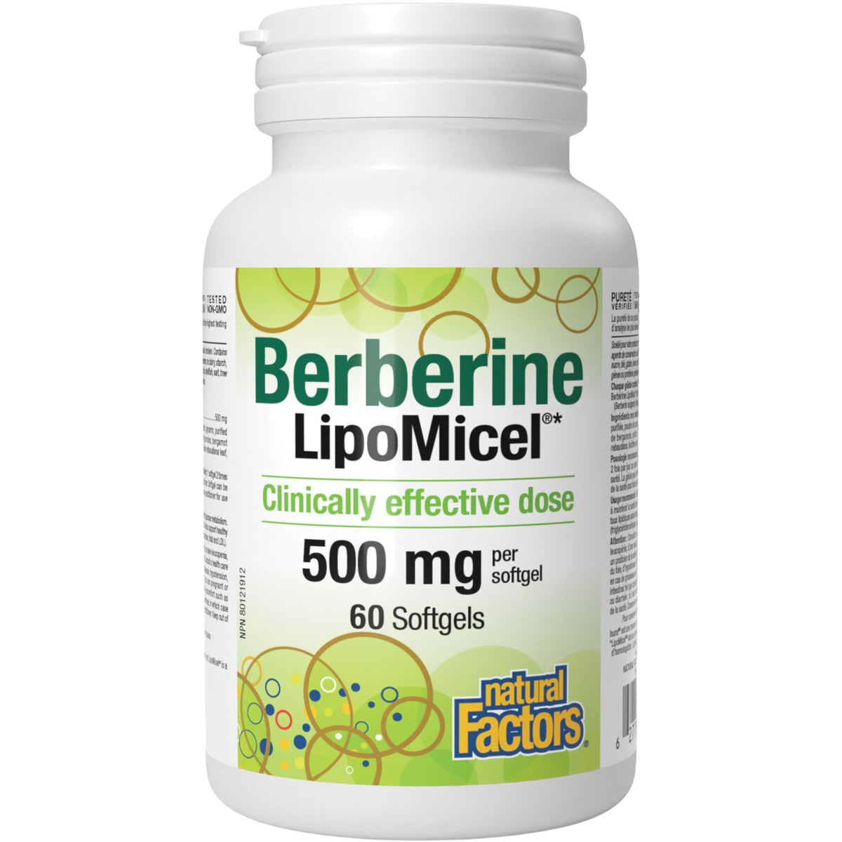 Natural Factors Berberine LipoMicel Softgels 60s