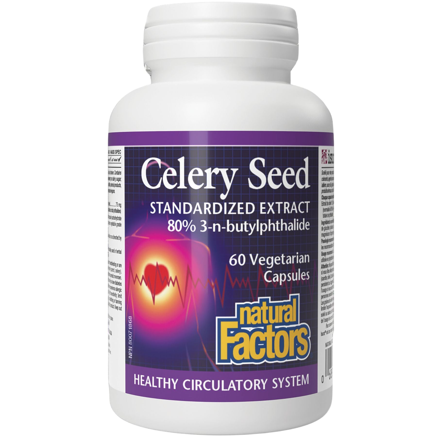 Natural Factors Celery Seed Standardized Extract 60s