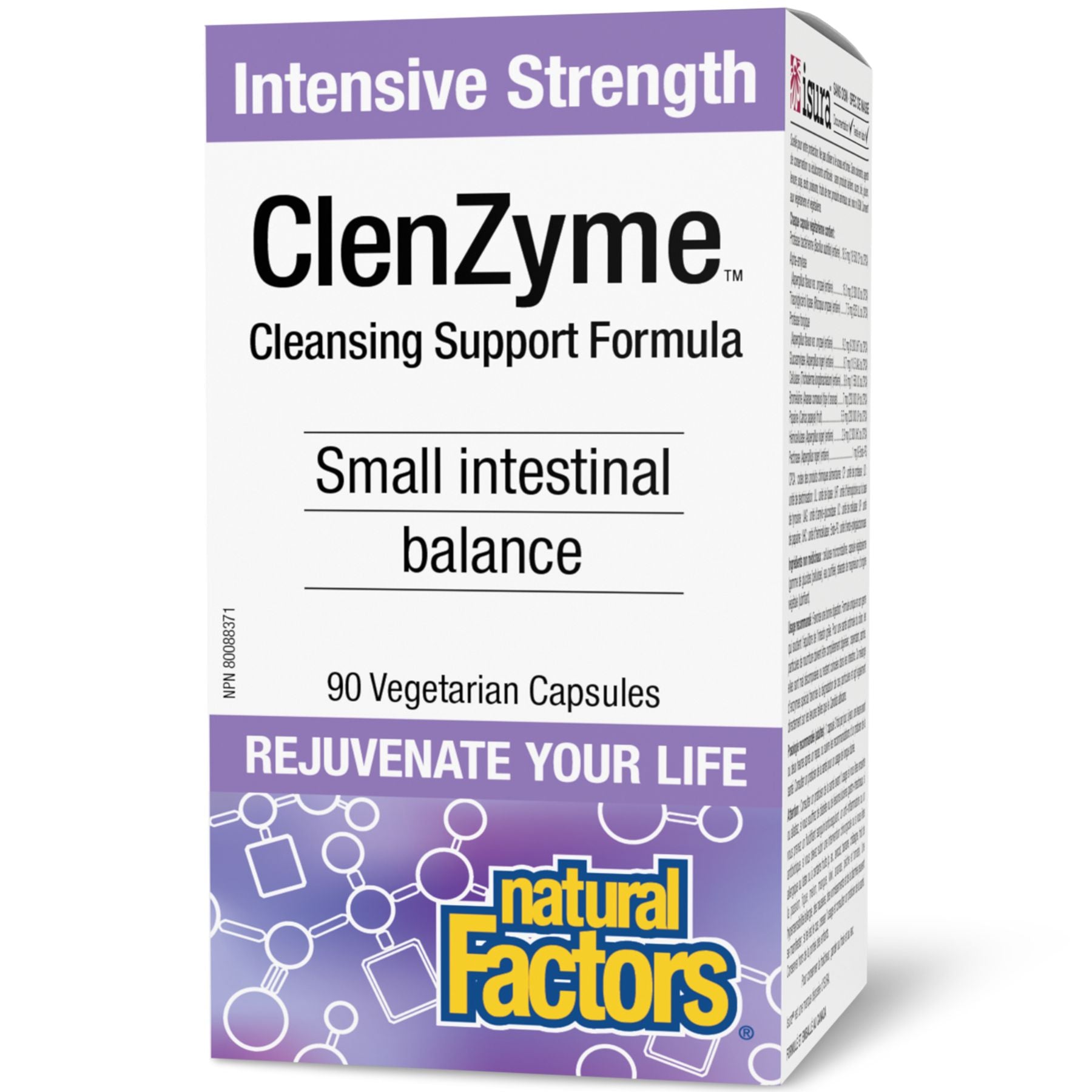 Natural Factors ClenZyme Intensive Strength 90s