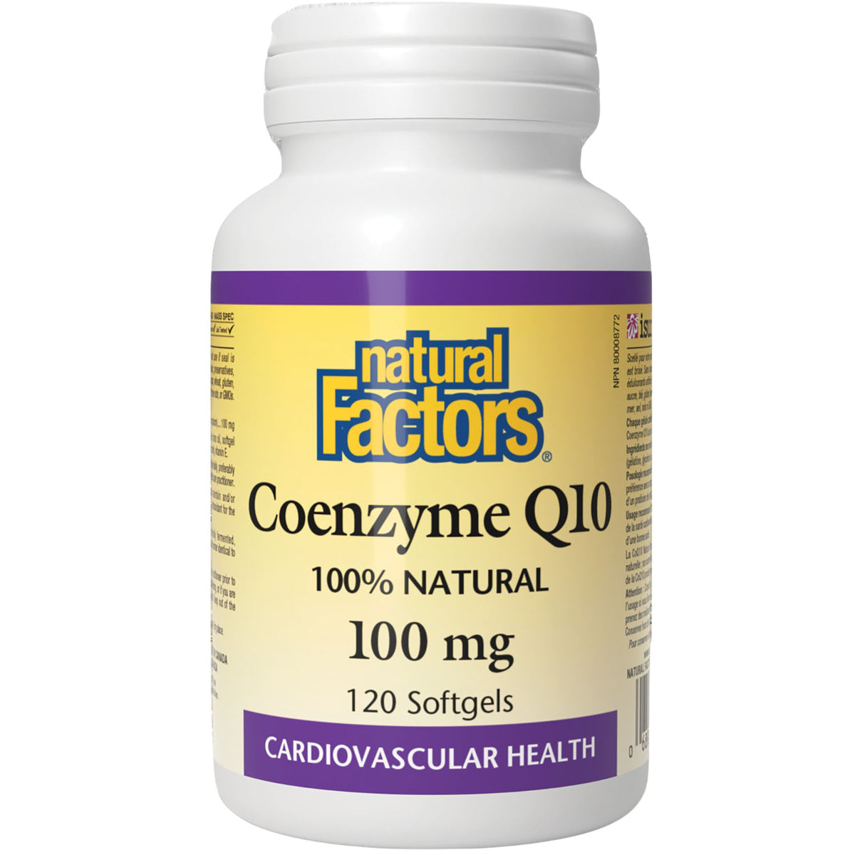 Natural Factors Coenzyme Q10 100mg 120s