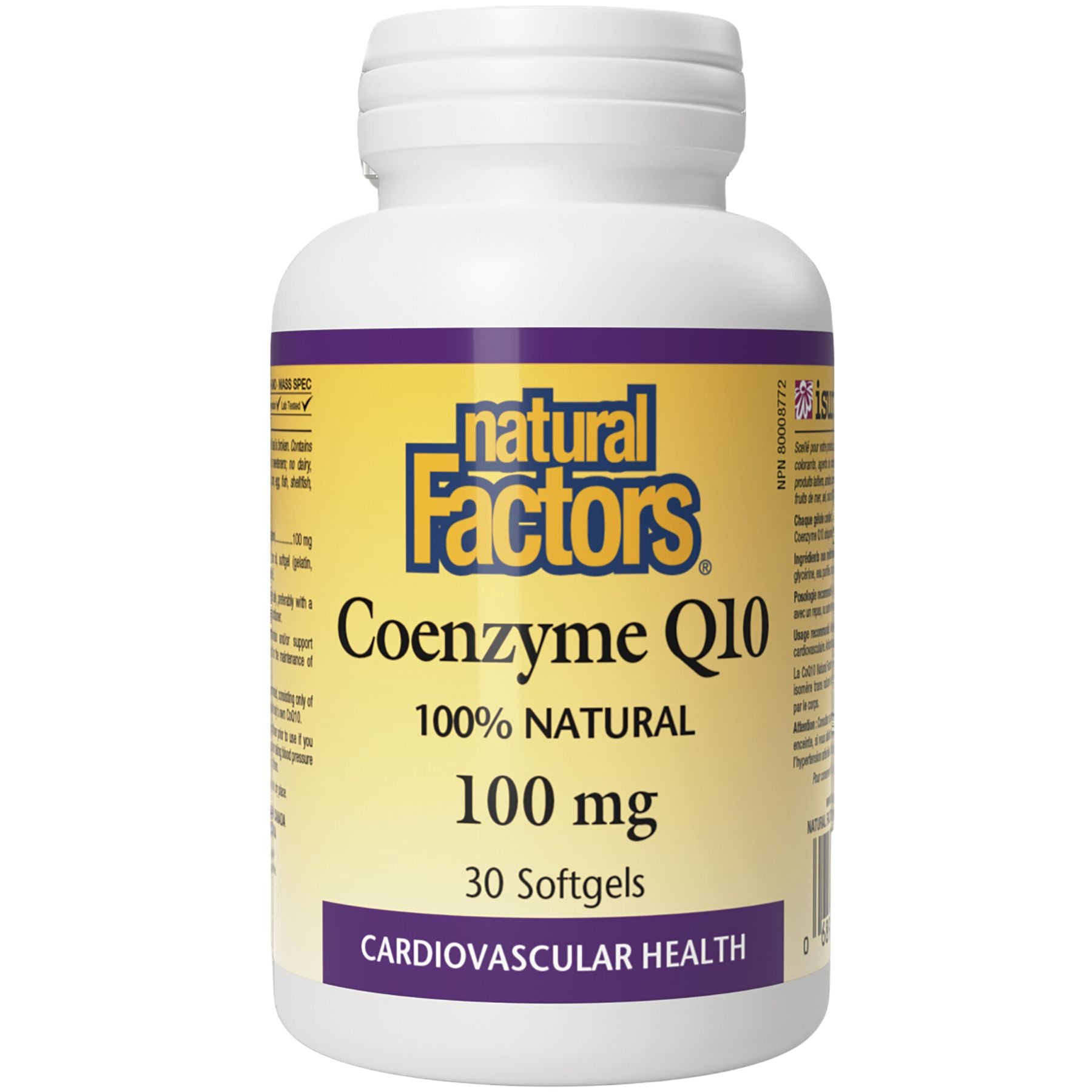 Natural Factors Coenzyme Q10 100 mg 30s