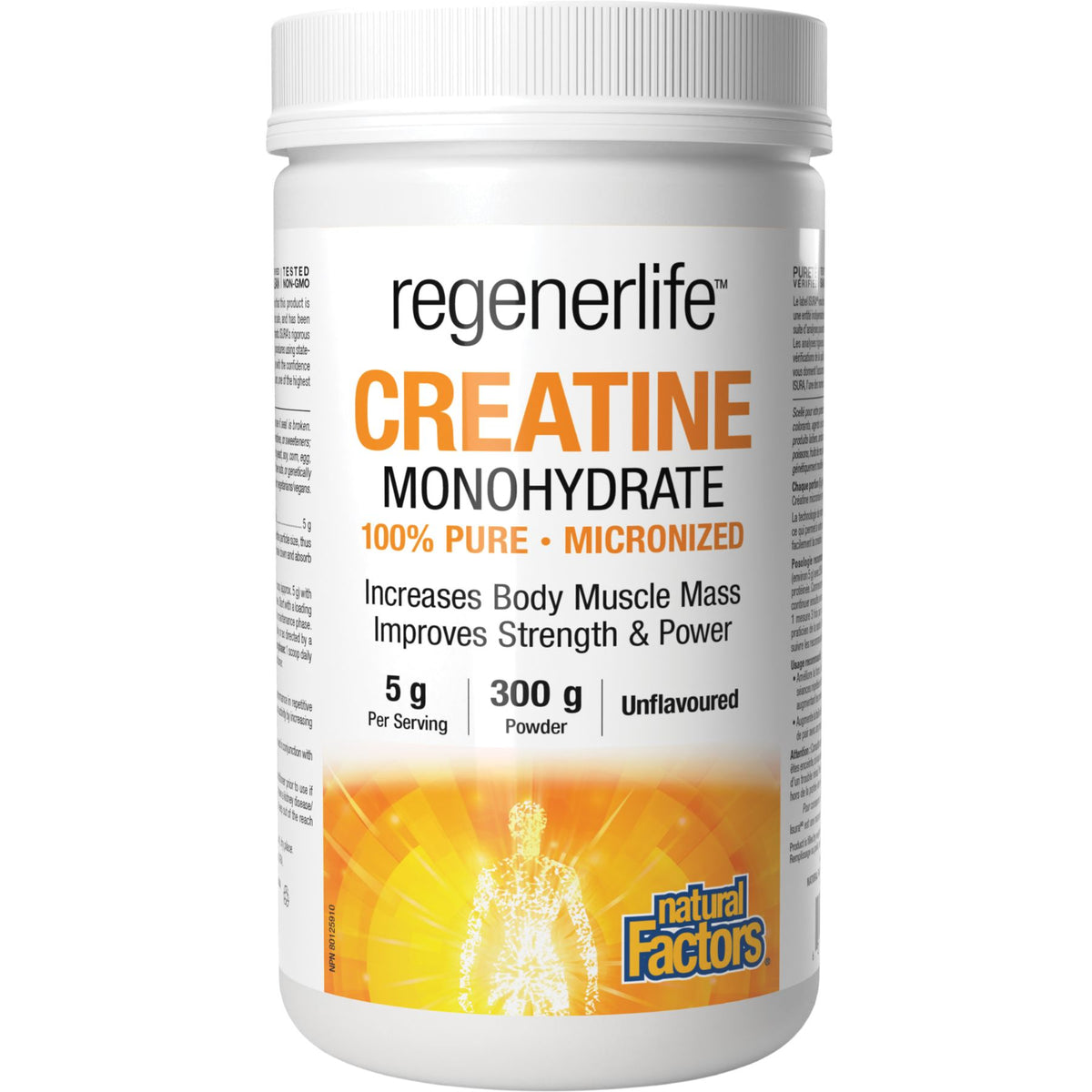 Natural Factors Regenerlife Creatine Monohydrate 300g