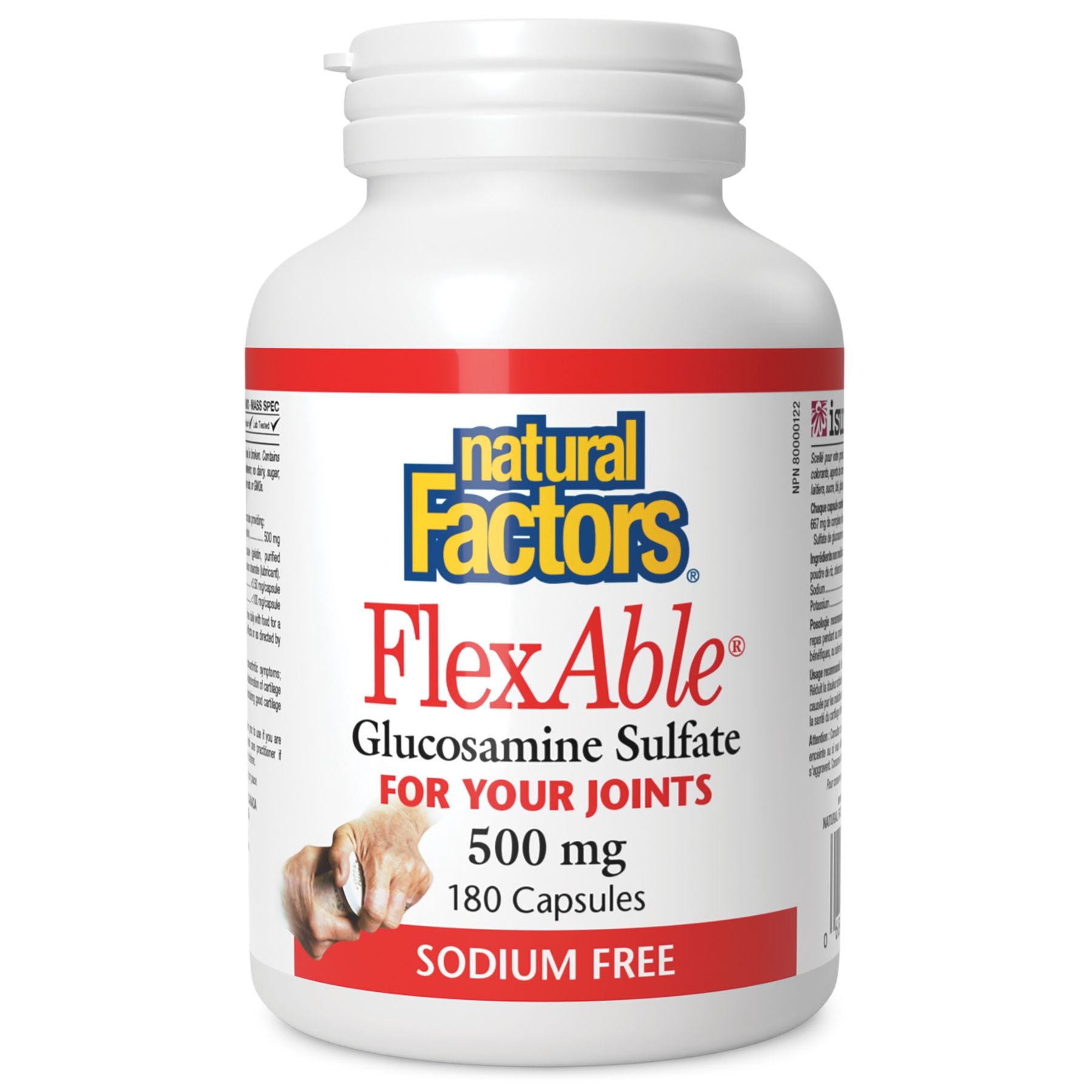 Natural Factors FlexAble Glucosamine Sulfate 180s