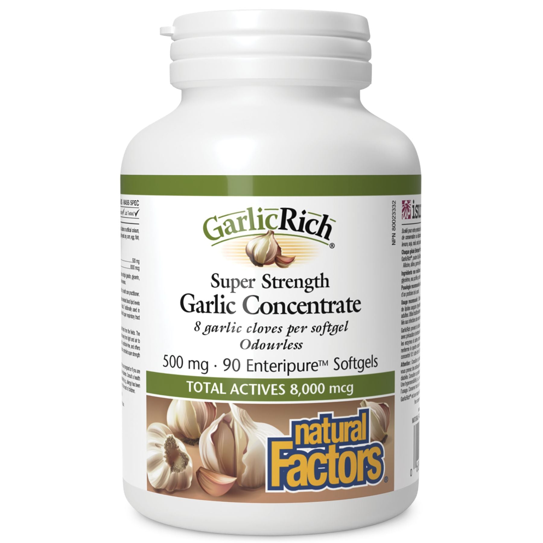 Natural Factors GarlicRich Super Strength Garlic Concentrate 500 mg 90s