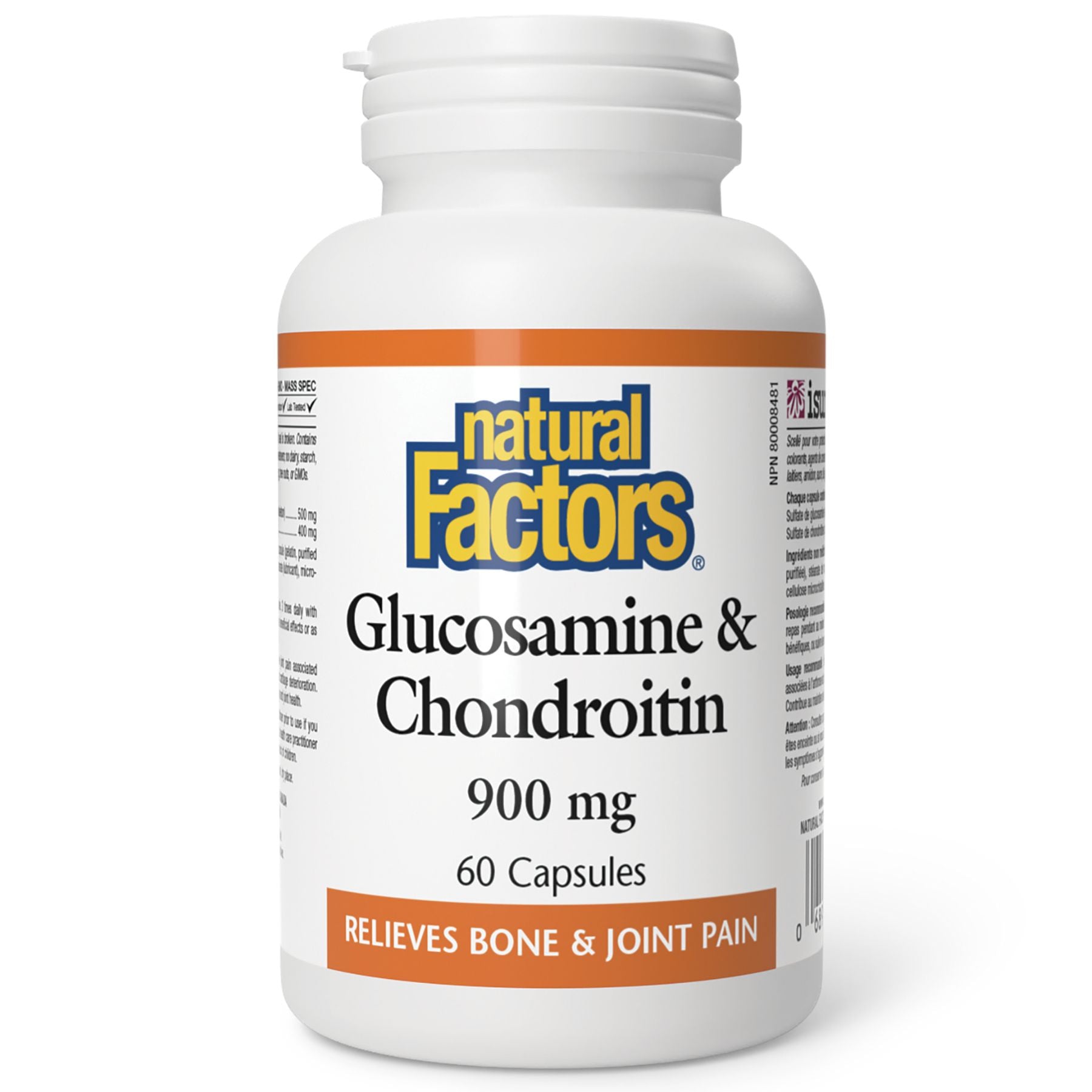 Natural Factors Glucosamine & Chondroitin 900 mg 60s