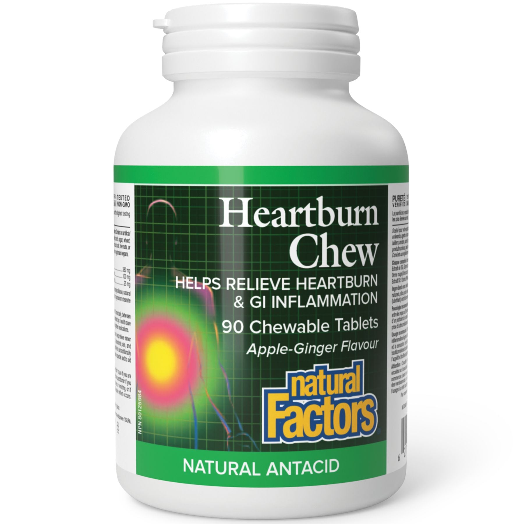 Natural Factors Heartburn Chew 90s