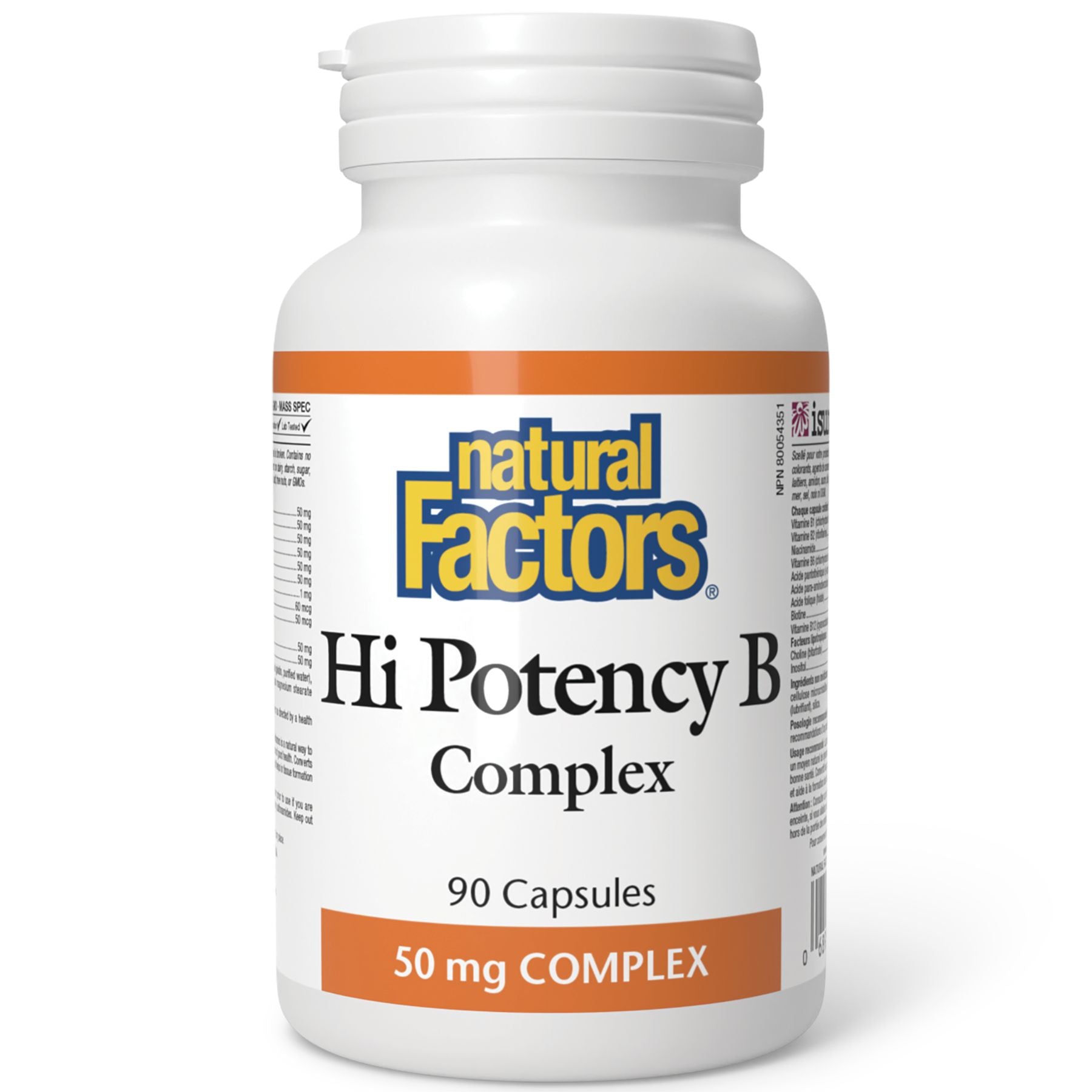 Natural Factors Hi Potency B Complex 50mg 90s