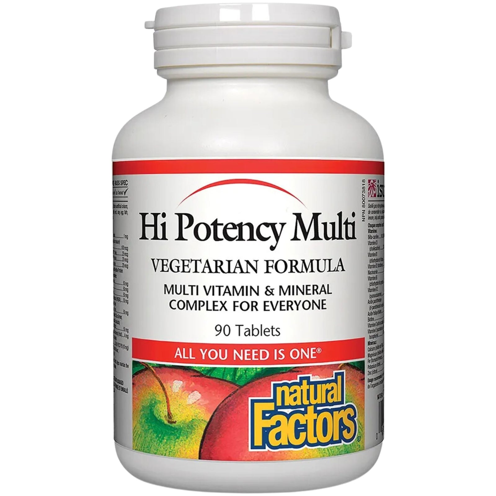Natural Factors Hi Potency Multi Vegetarian Formula 90s