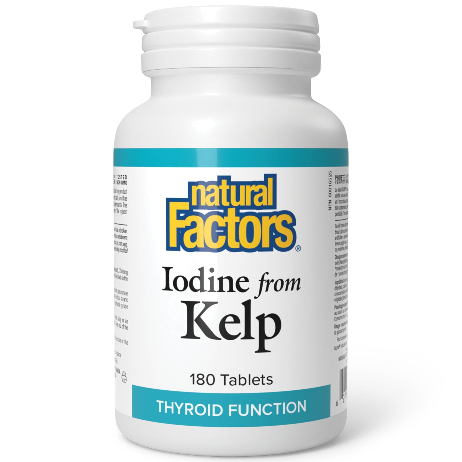 Natural Factors Iodine from Kelp 575mg 180s