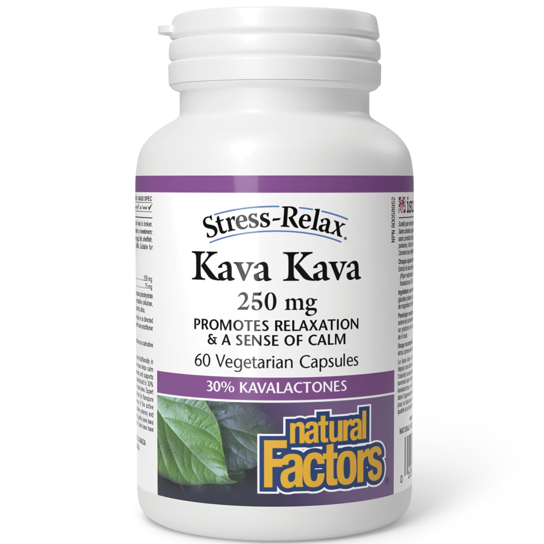 Natural Factors Kava Kava 250 mg 60s