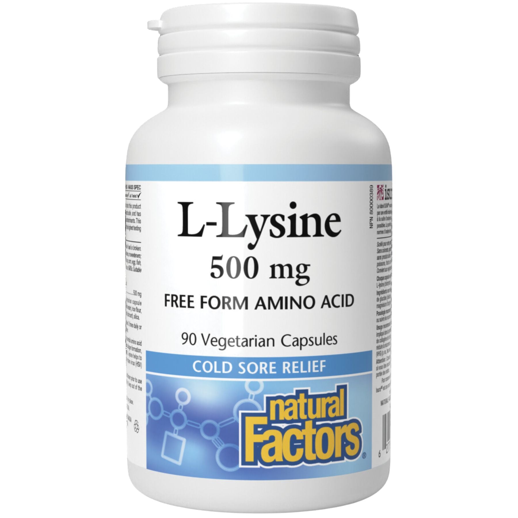 Natural Factors L-Lysine 500 mg 90s