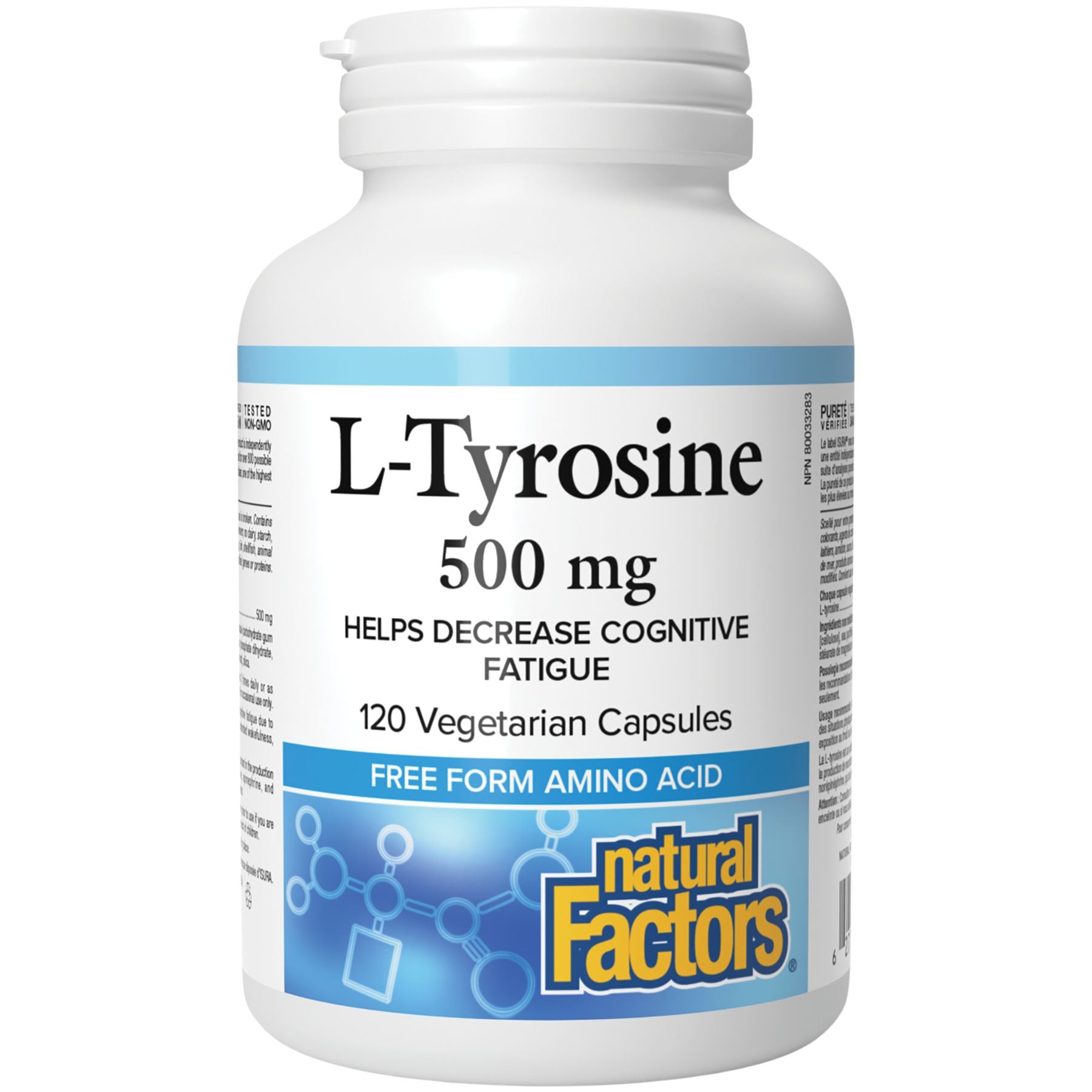 Natural Factors L-Tyrosine 500 mg 120s