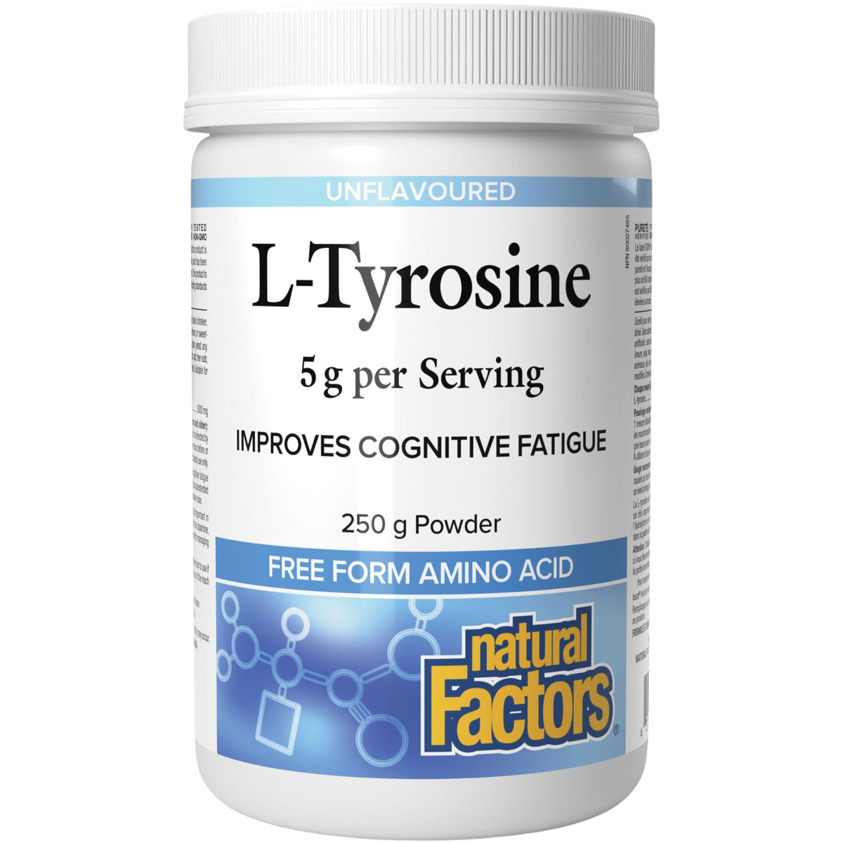 Natural Factors L-Tyrosine 5g Powder 250g