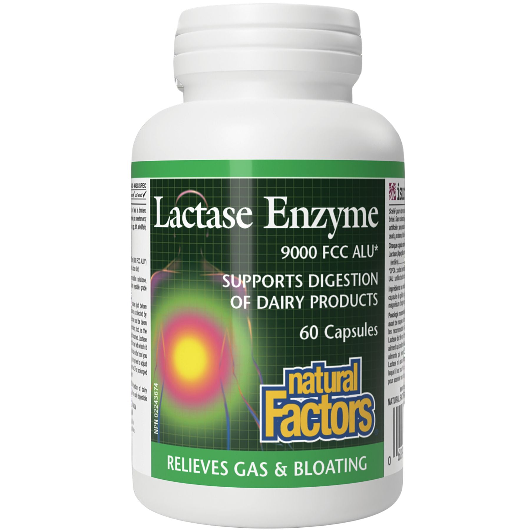 Natural Factors Lactase Enzyme 60s