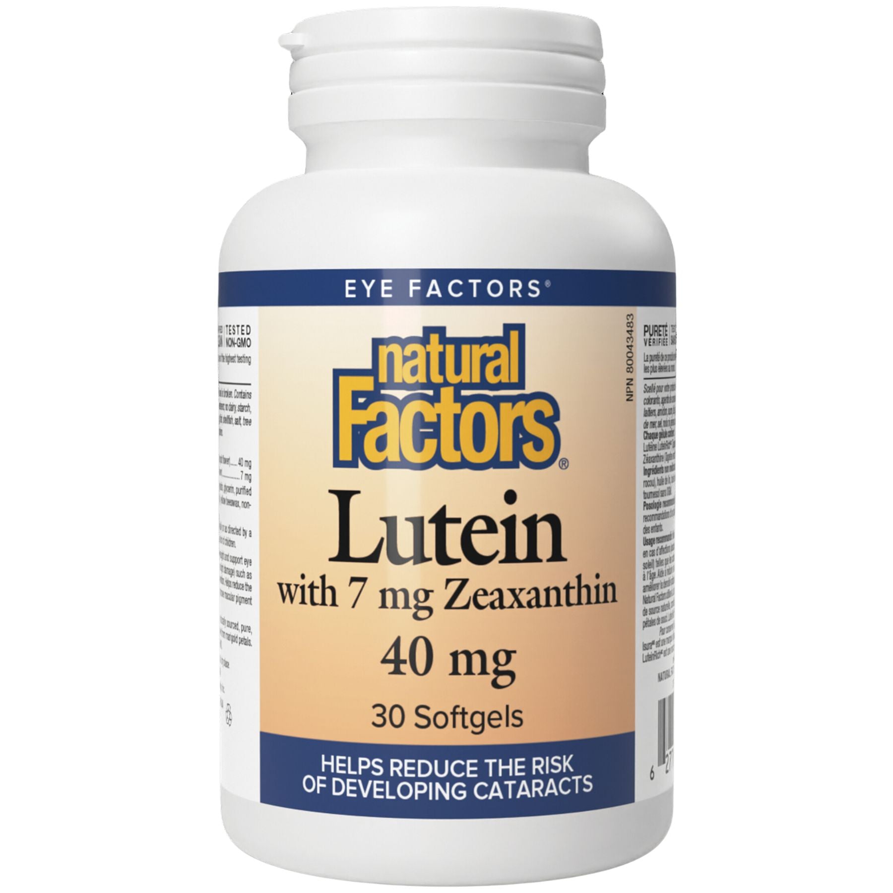 Natural Factors Lutein 40 mg 30s