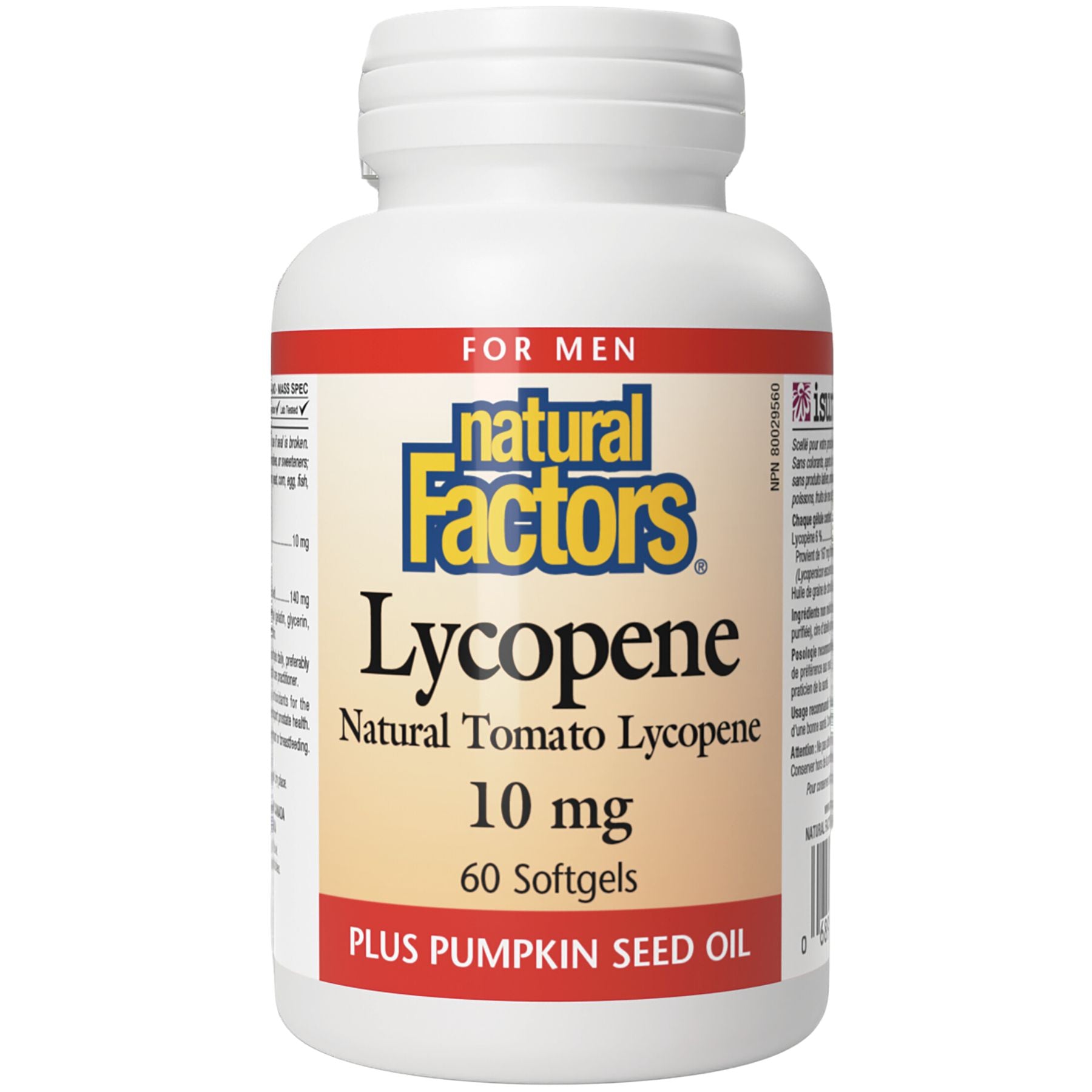 Natural Factors Lycopene 10 mg 60s