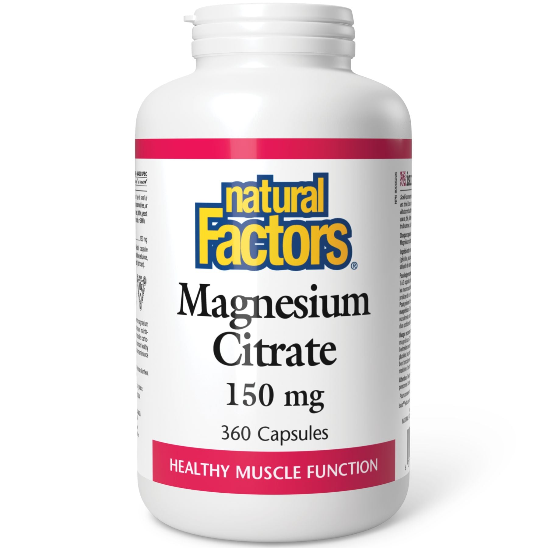 Natural Factors Magnesium Citrate 150 mg 360s