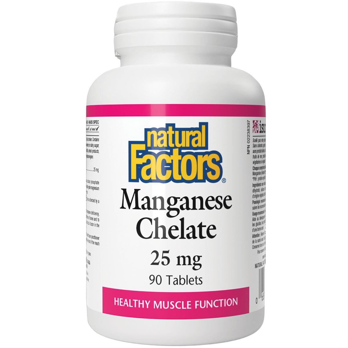 Natural Factors Manganese Chelate 90s