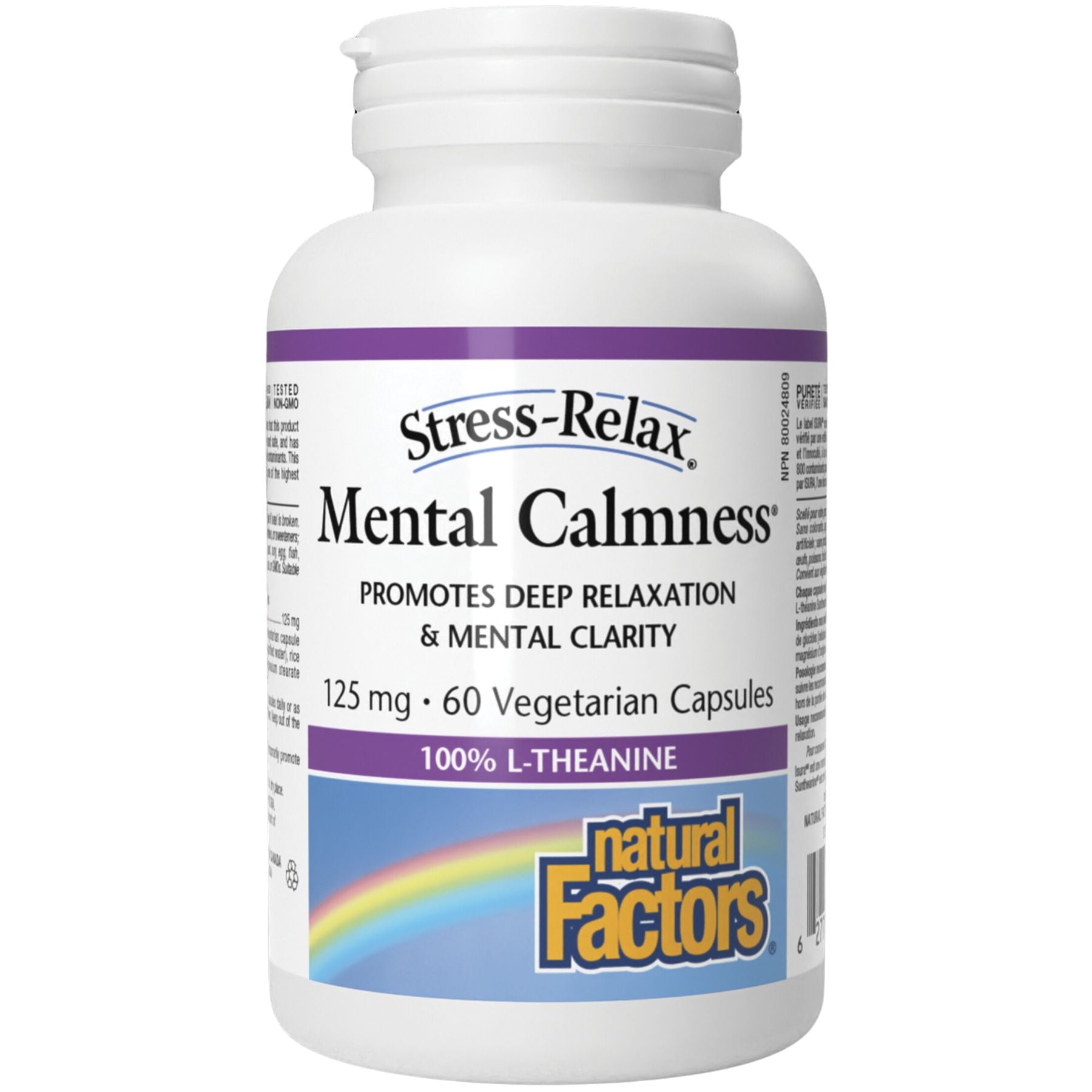 Natural Factors Mental Calmness 125 mg 60s