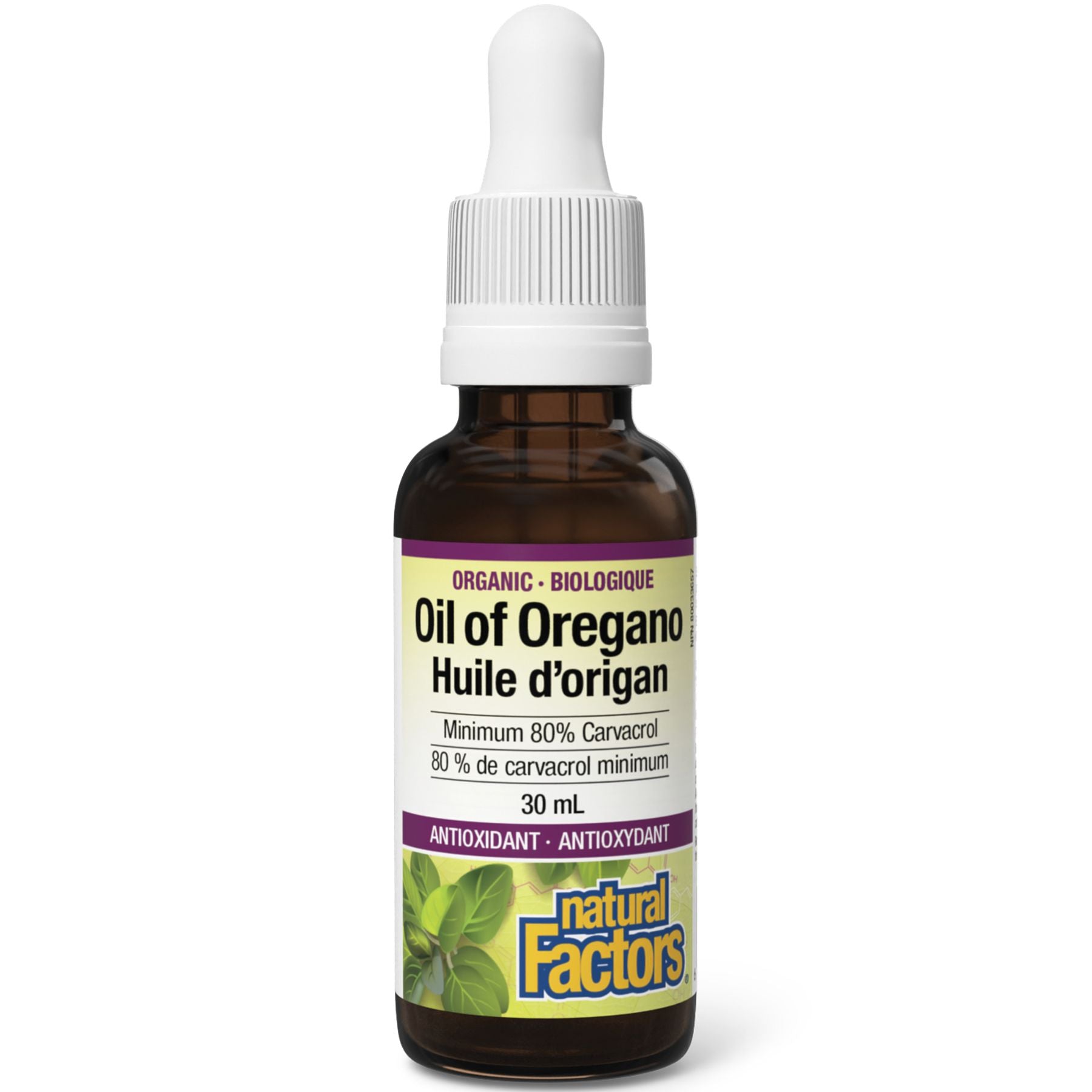 Natural Factors Organic Oil of Oregano 30ml