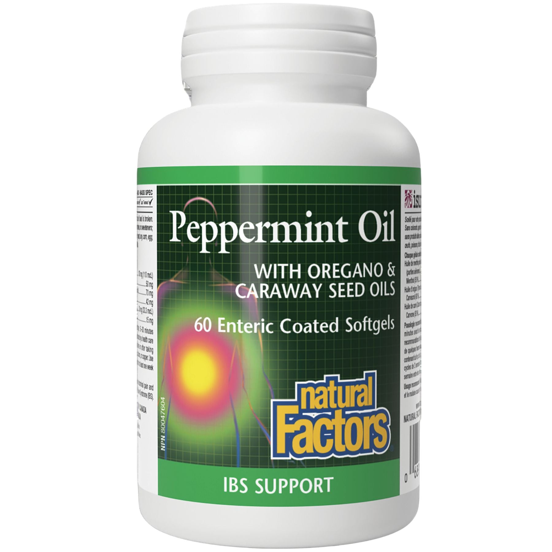 Natural Factors Peppermint Oil 60s