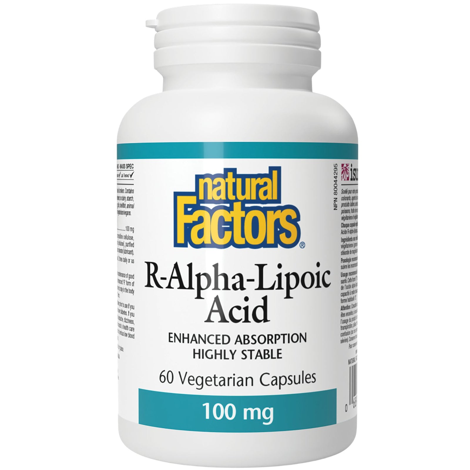 Natural Factors R-Alpha Lipoic Acid 100mg 60s