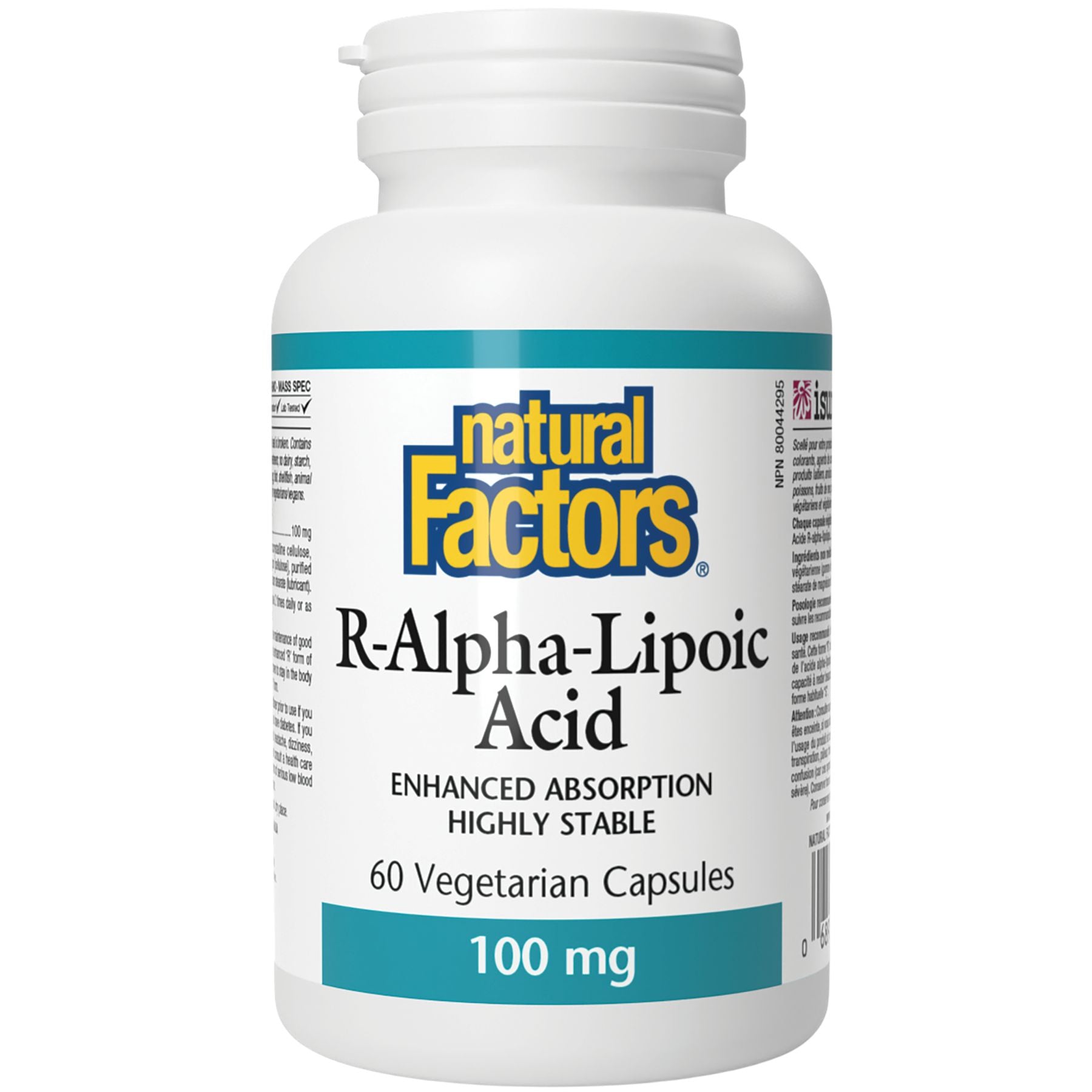 Natural Factors R-Alpha Lipoic Acid 100mg 60s