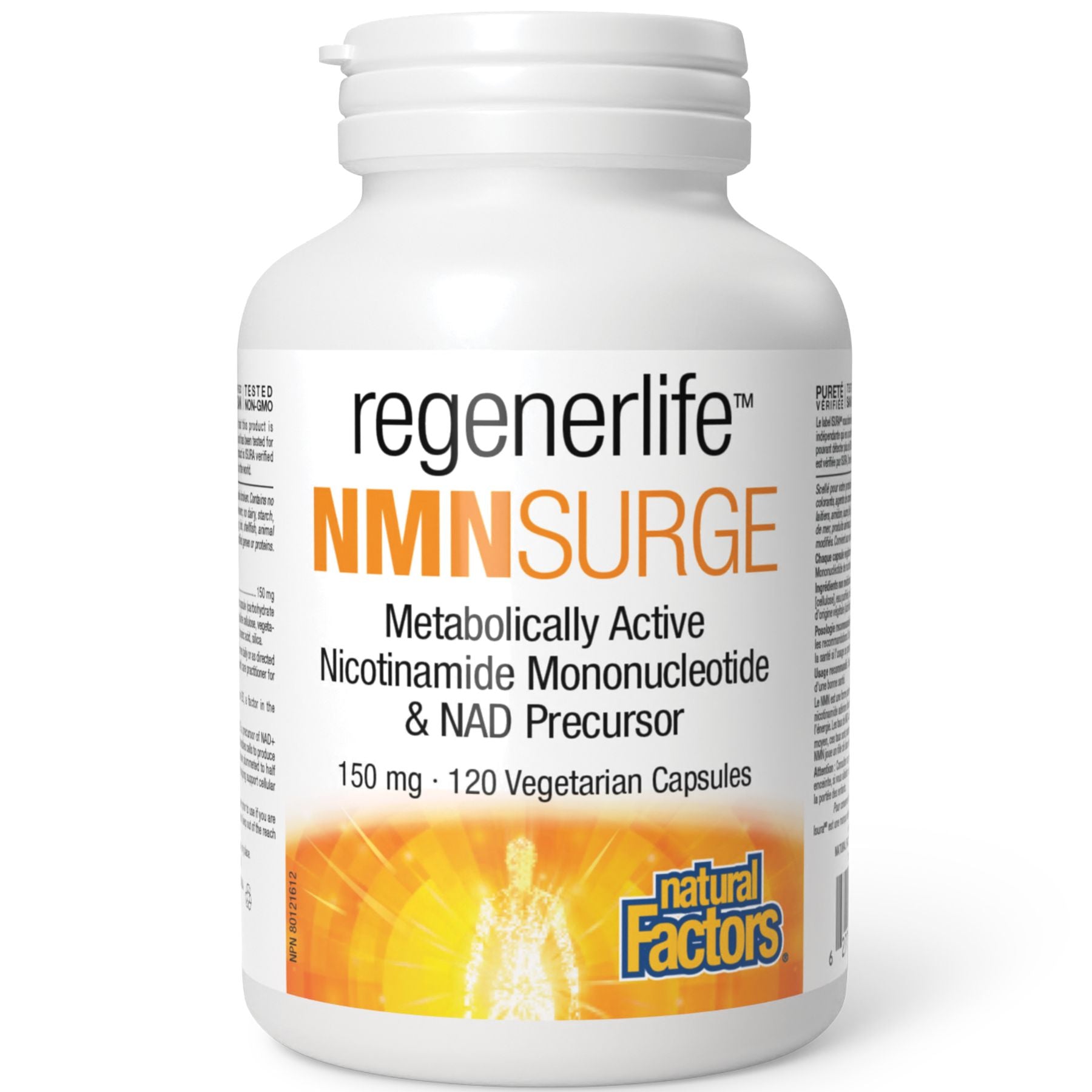 Natural Factors Regenerlife NMNSurge 120s