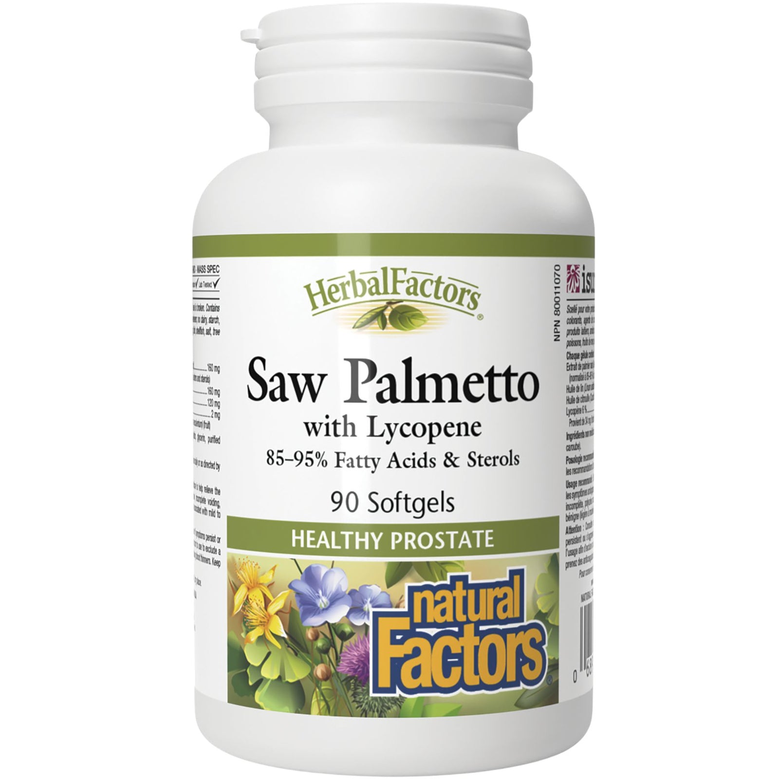 Natural Factors Saw Palmetto with Lycopene 90s