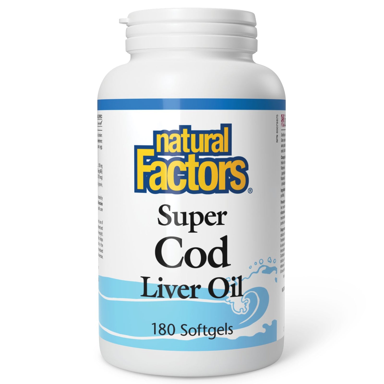 Natural Factors Super Cod Liver Oil 180s