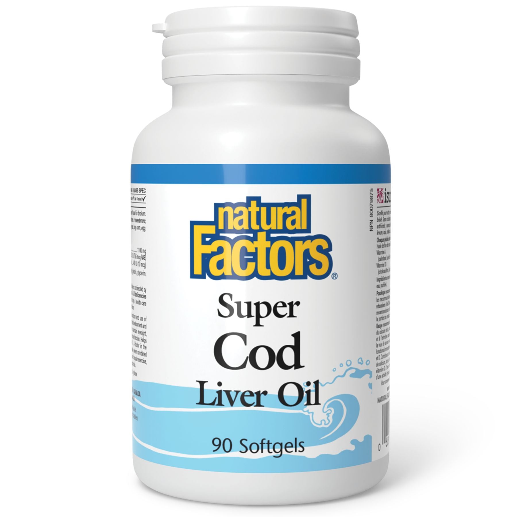 Natural Factors Super Cod Liver Oil 90s