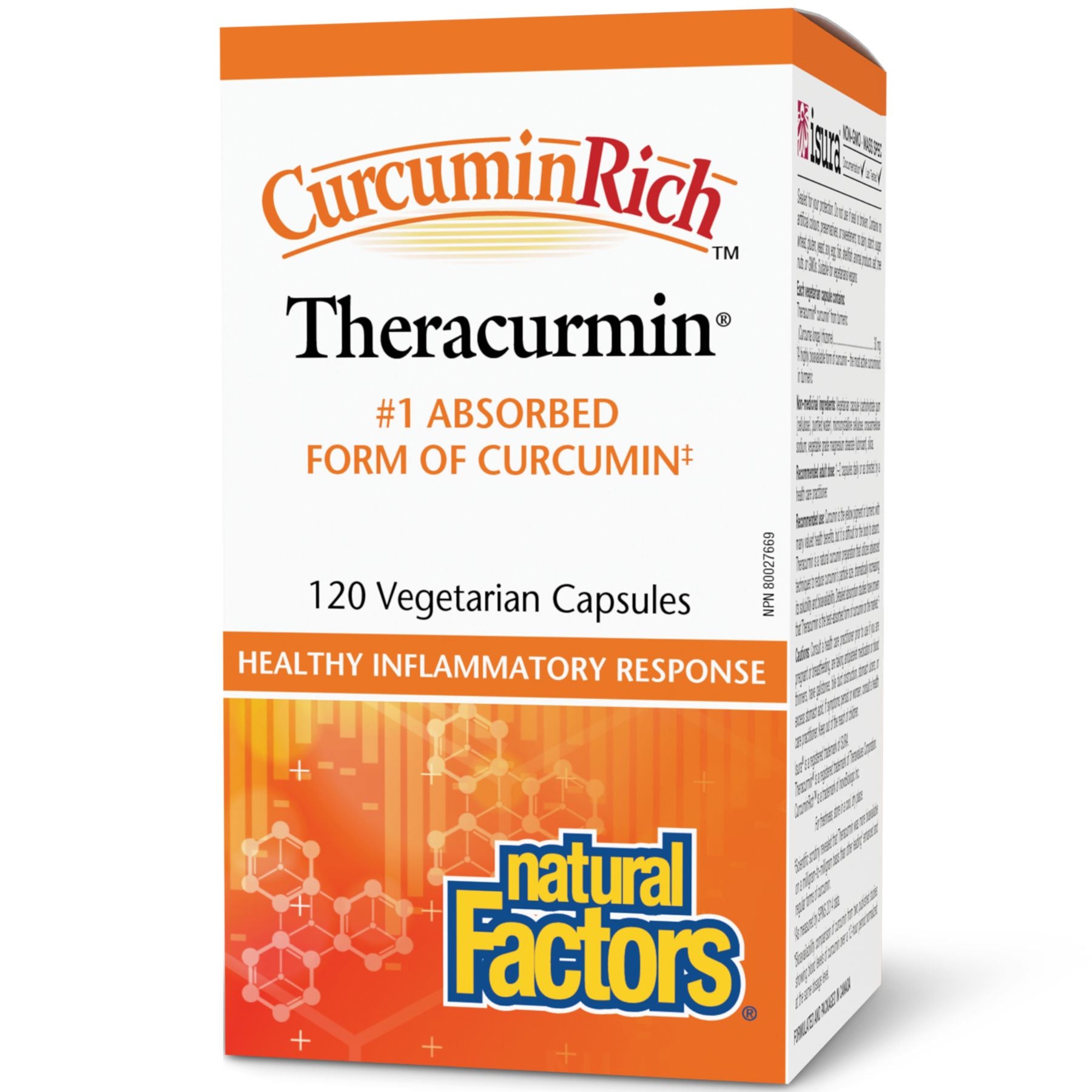 Natural Factors CurcuminRich Theracurmin 120s