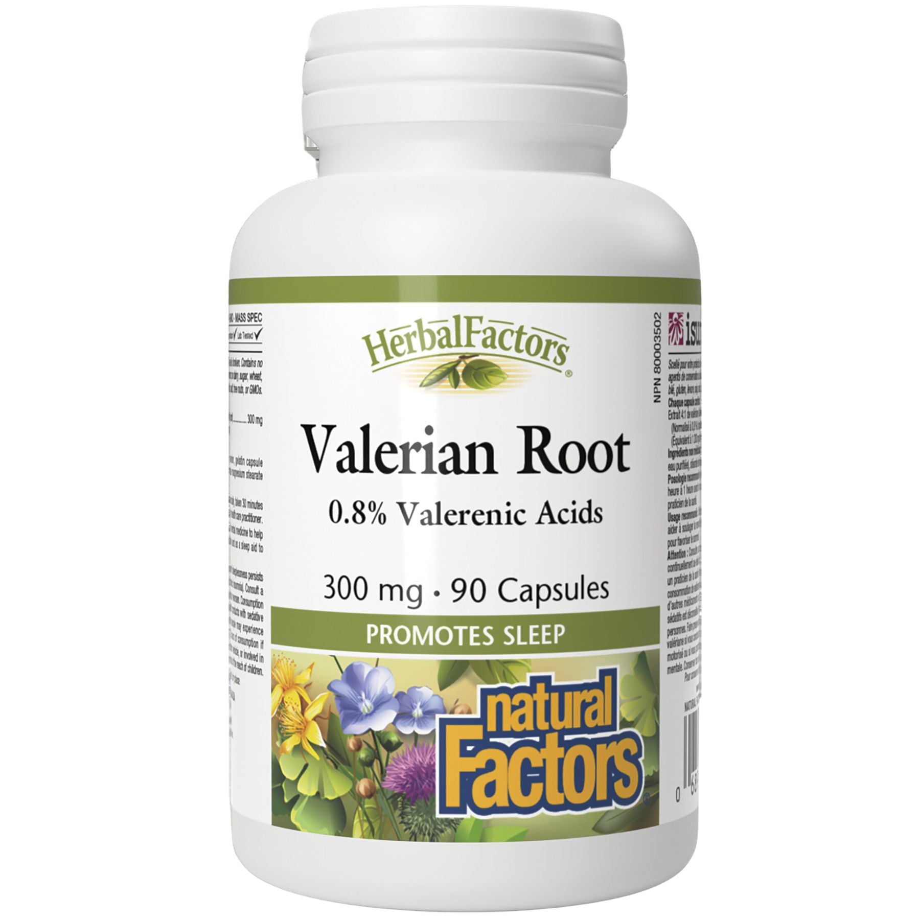 Natural Factors Valerian Root 300 mg 90s