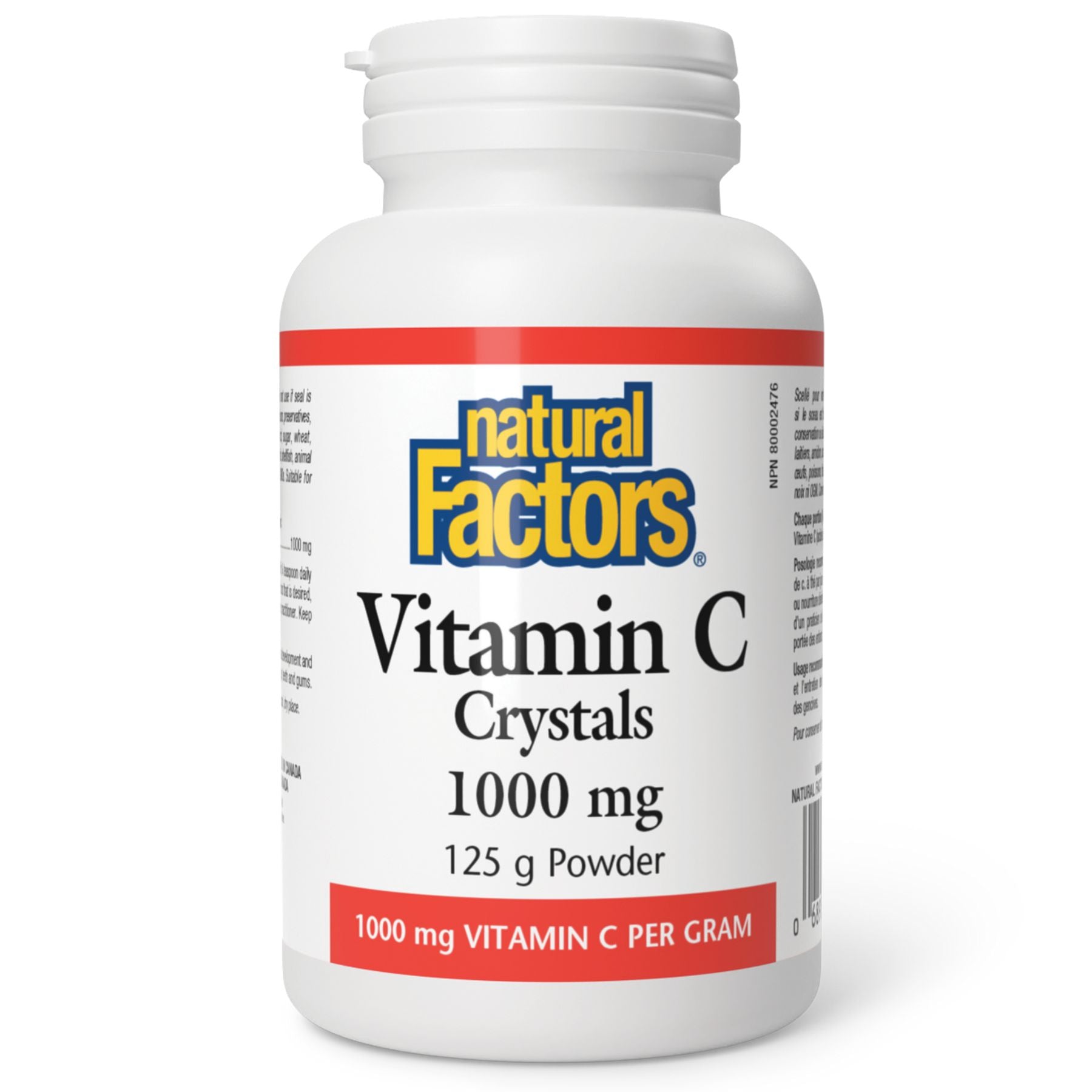 Natural Factors Vitamin C Crystals 125g