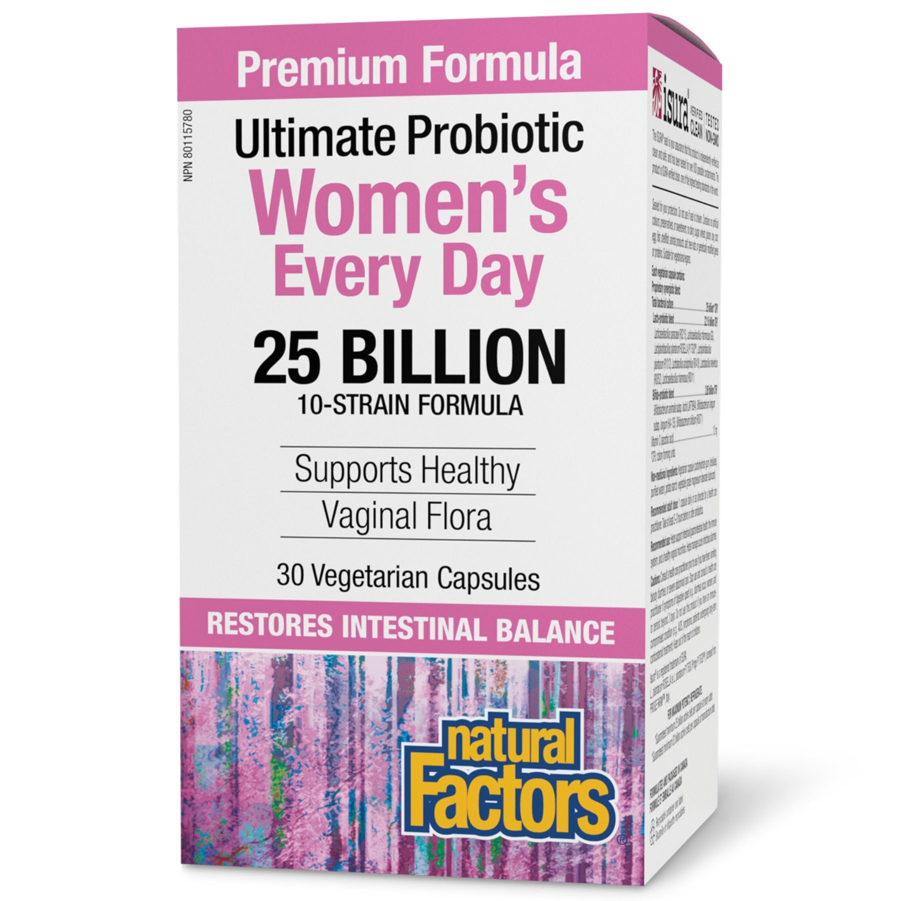 Natural Factors Women’s Every Day 25 Billion Probiotic 30s