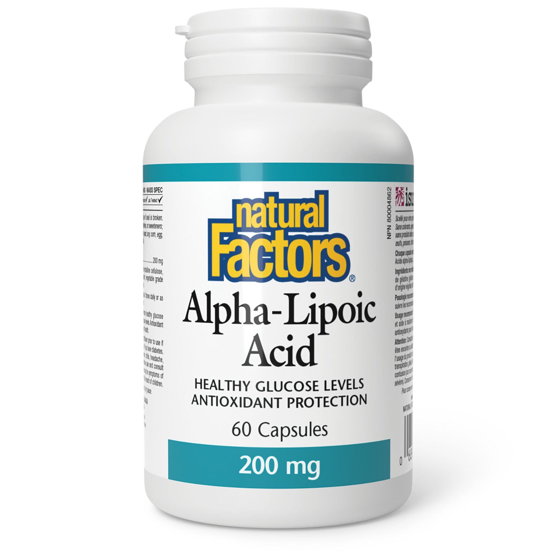 Natural Factors Alpha-Lipoic Acid 200 mg 60s