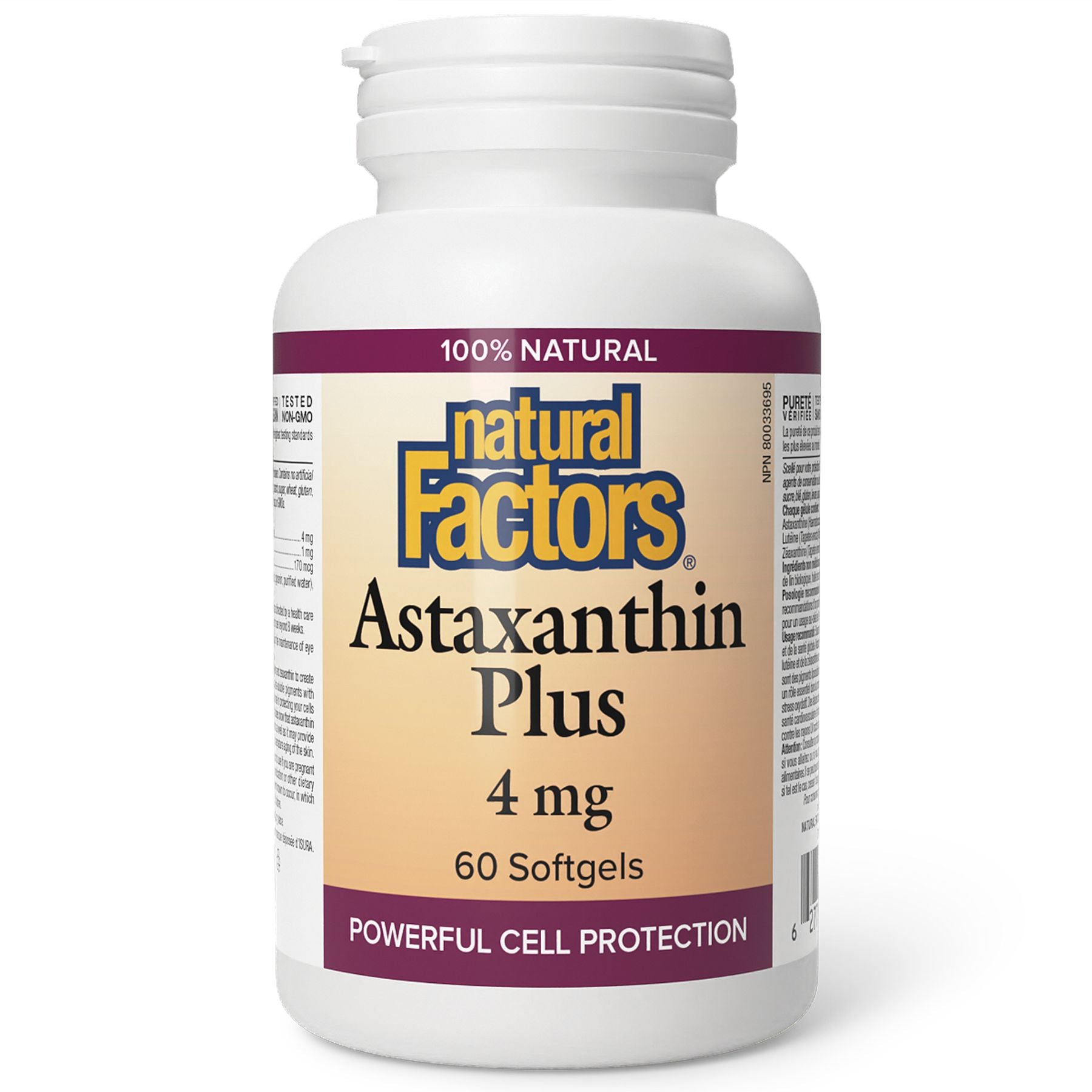 Natural Factors Astaxanthin Plus 4 mg 60s