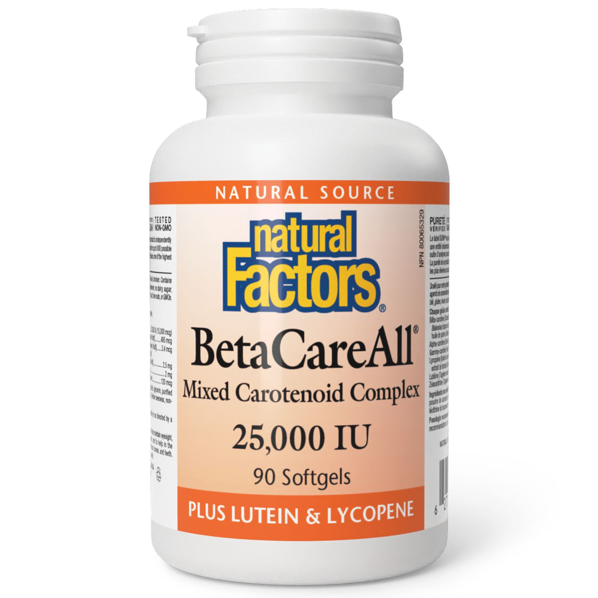 Natural Factors BetacareAll 25,000 IU 90s