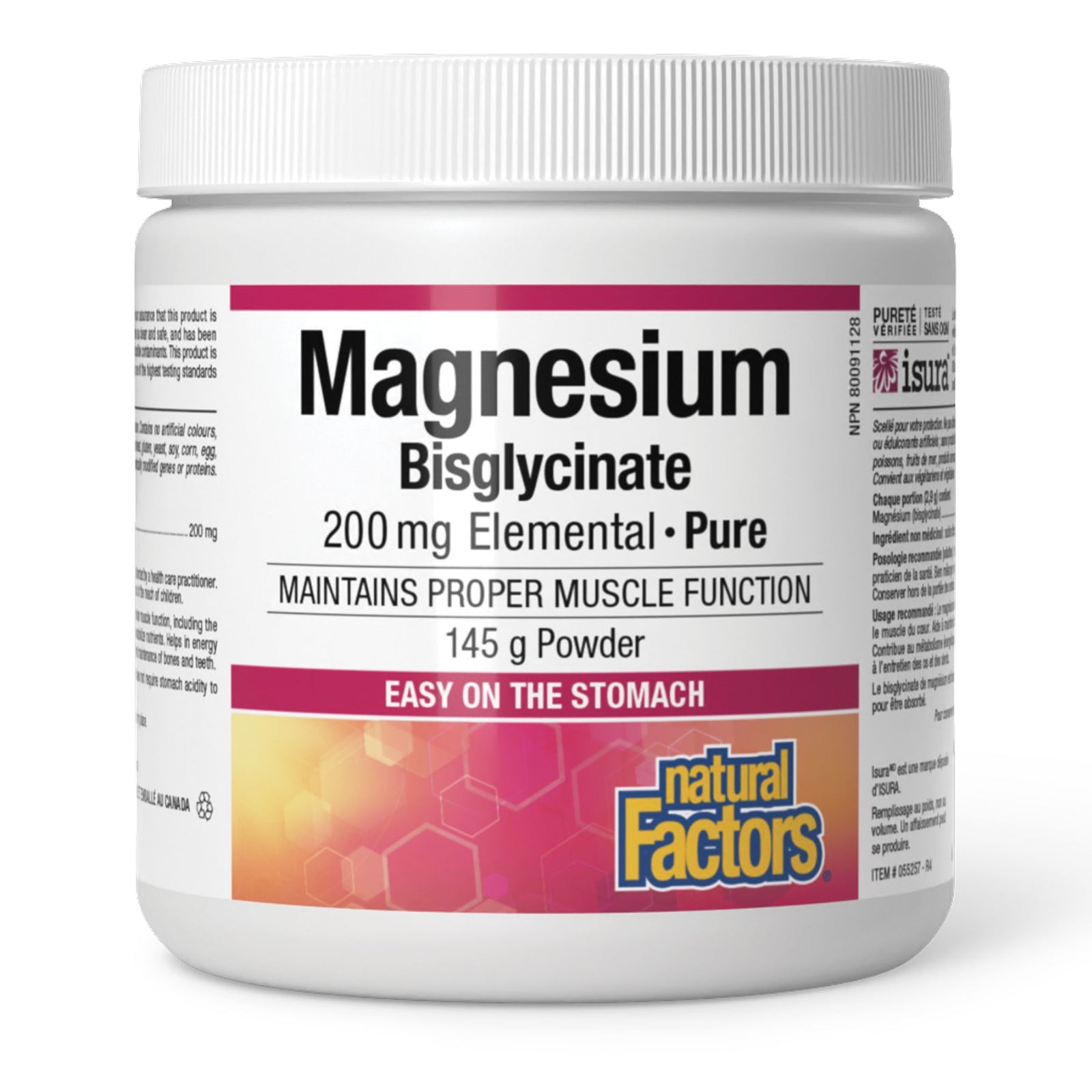 Natural Factors Magnesium Bisglycinate 200mg 120g