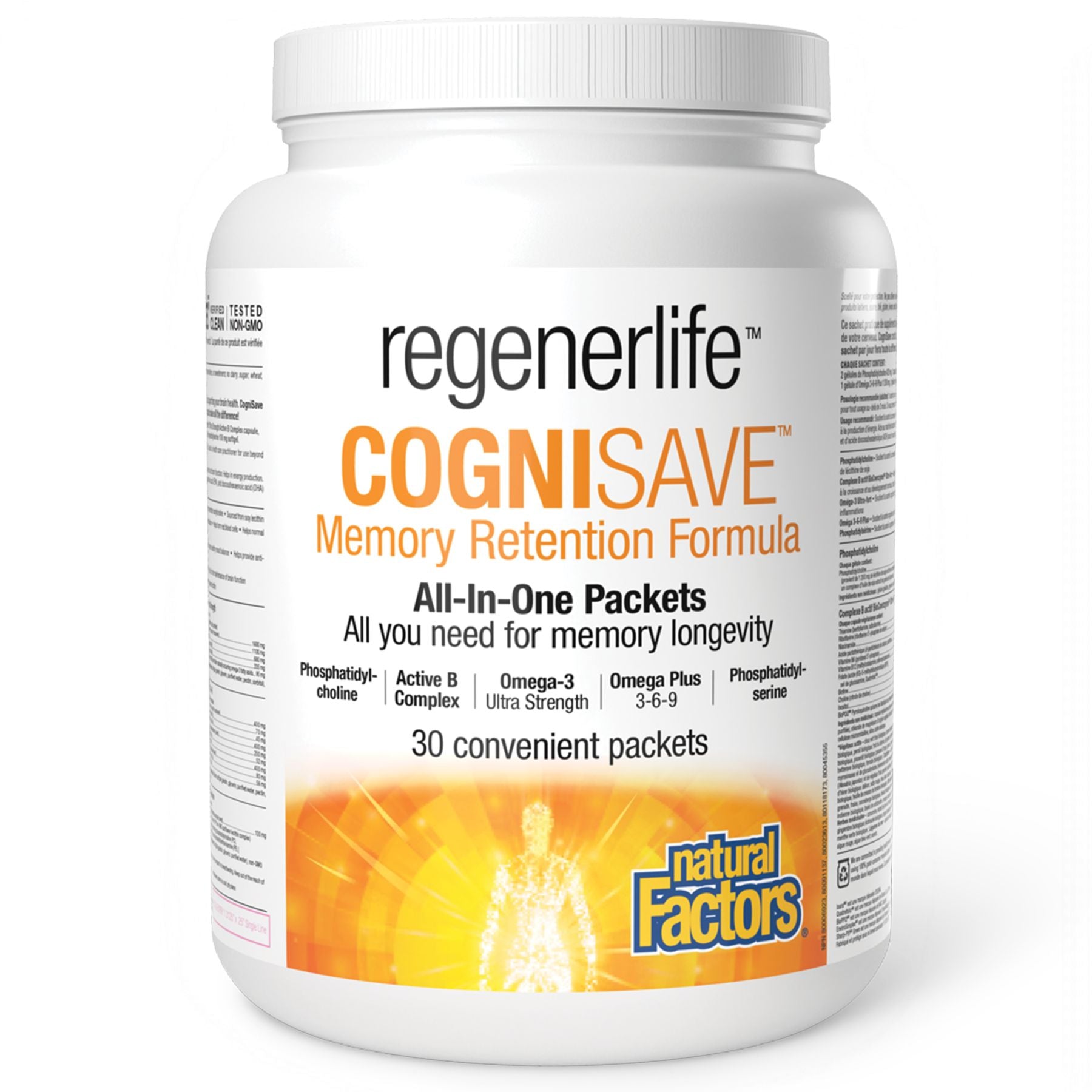 Natural Factors Regenerlife CogniSave 30pk