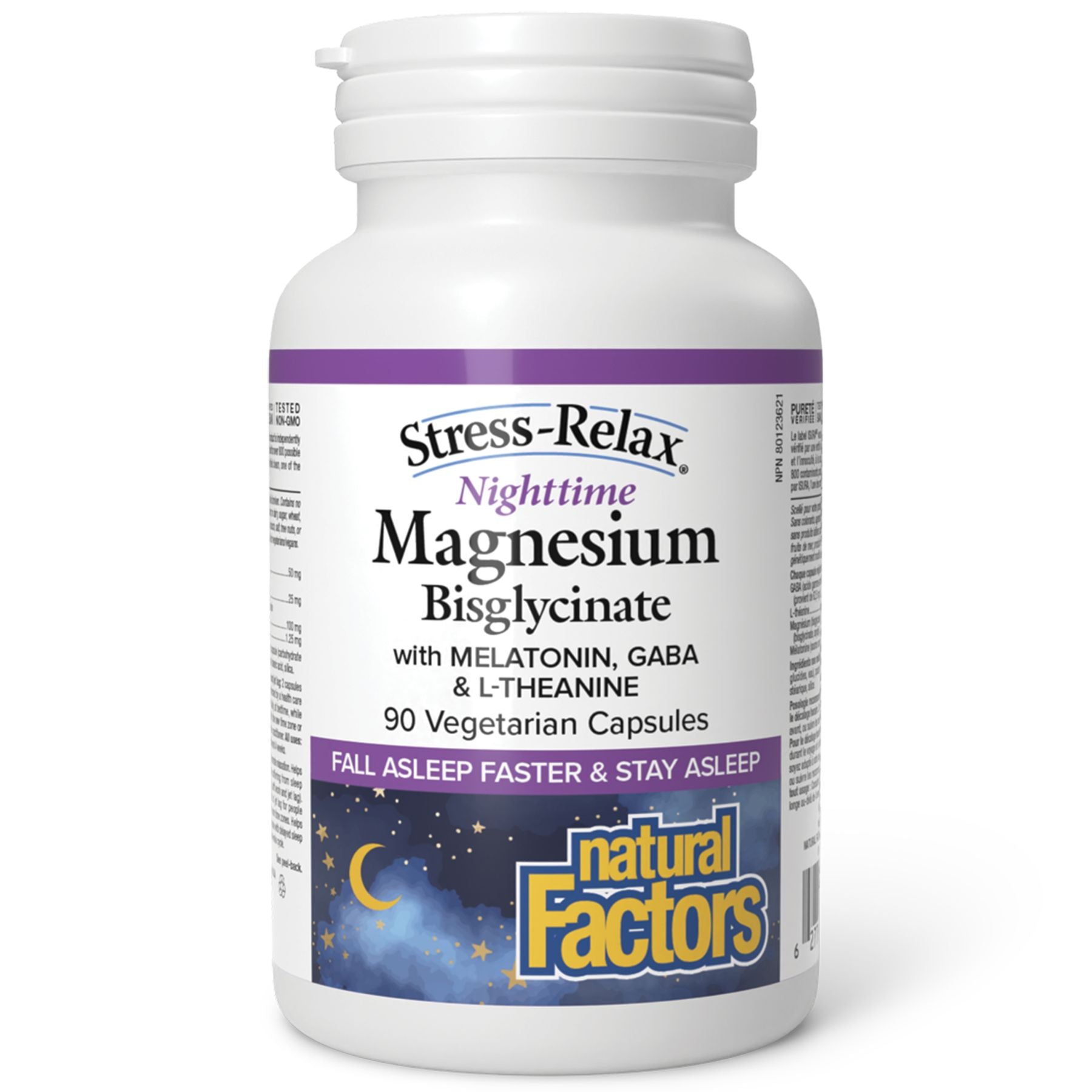 Natural Factors Nighttime Magnesium Bisglycinate 90s