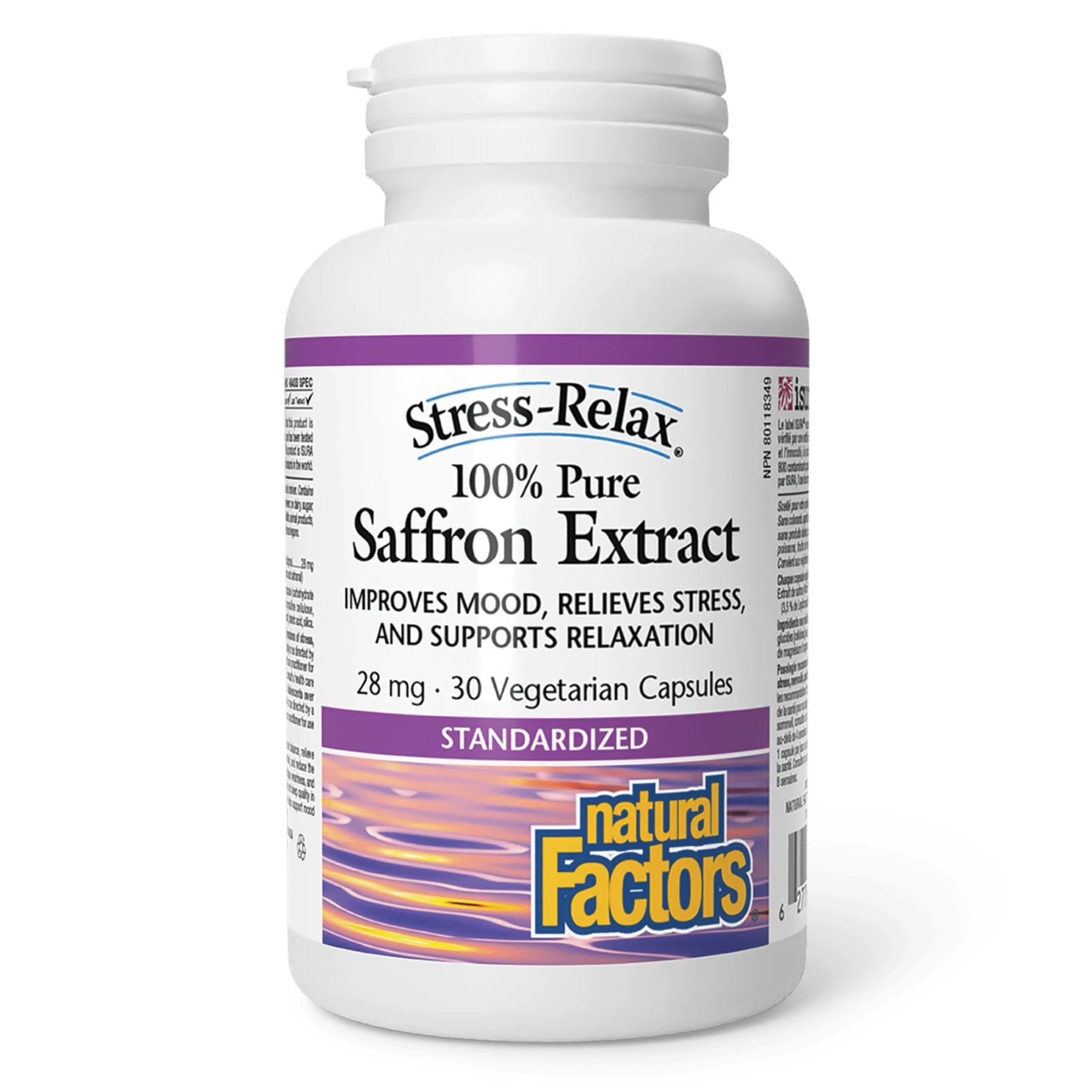 Natural Factors Stress-Relax Saffron Extract 28mg 30s