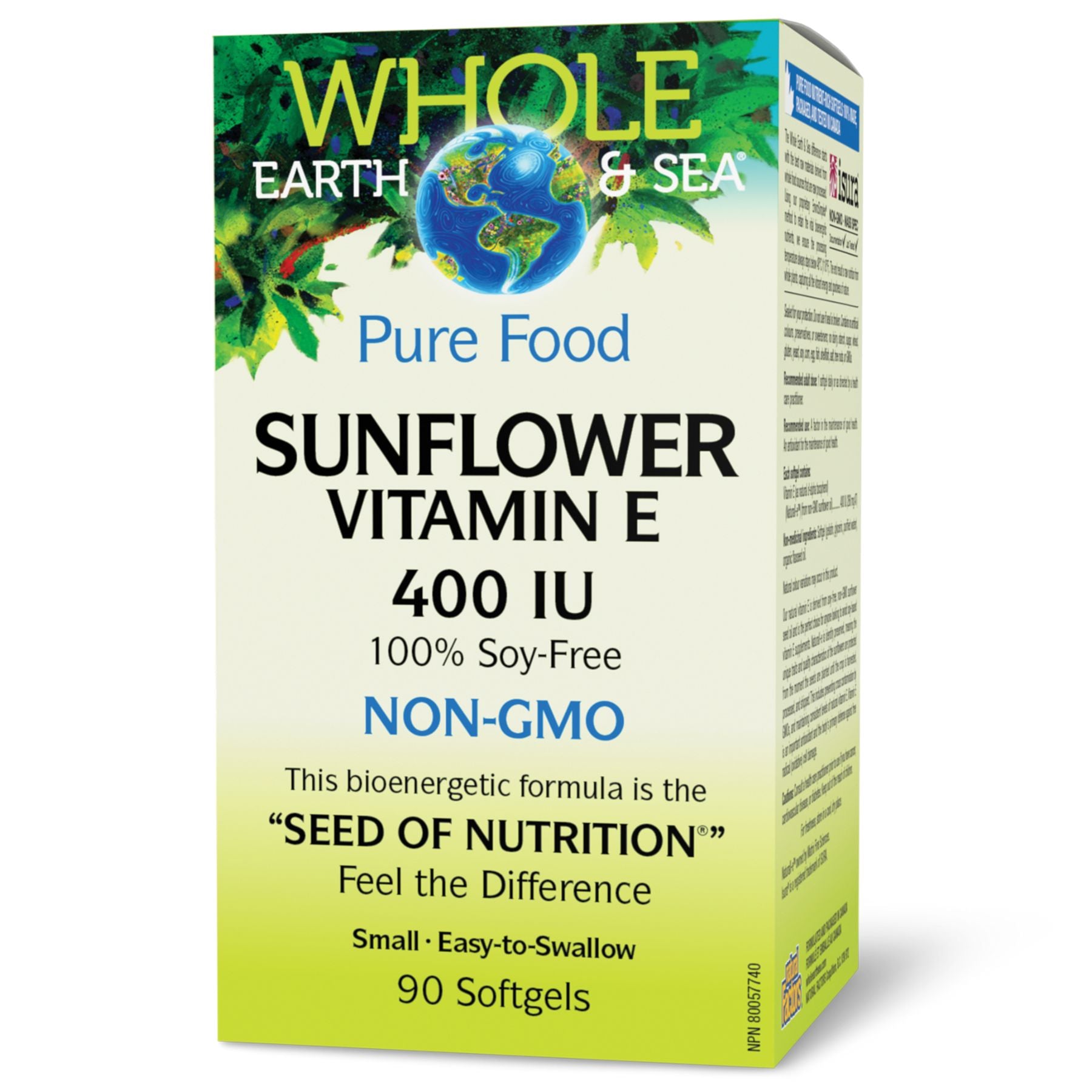 Whole Earth & Sea Sunflower Vitamin E 90s