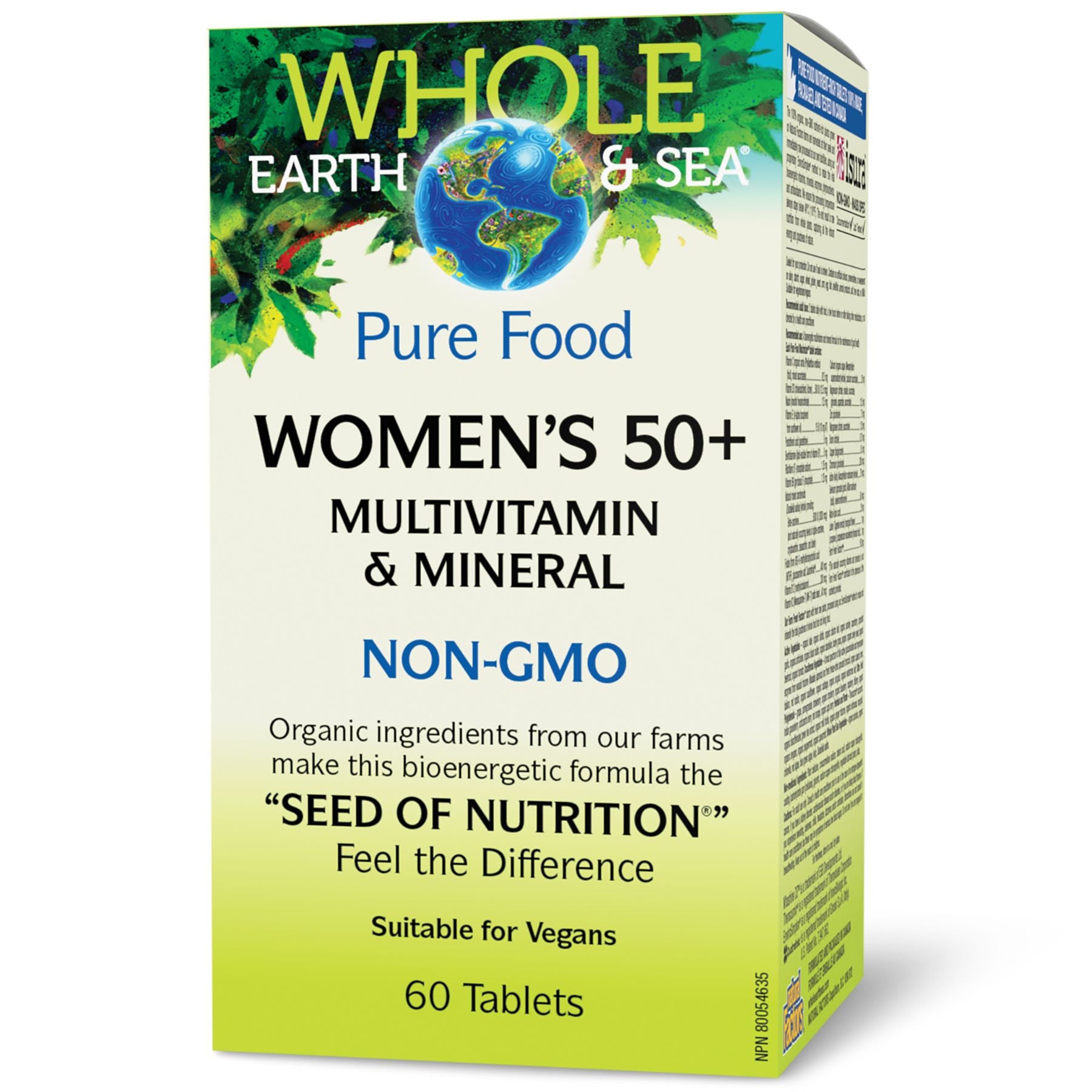 Whole Earth & Sea Women's 50+ Multivitamin & Mineral 60s