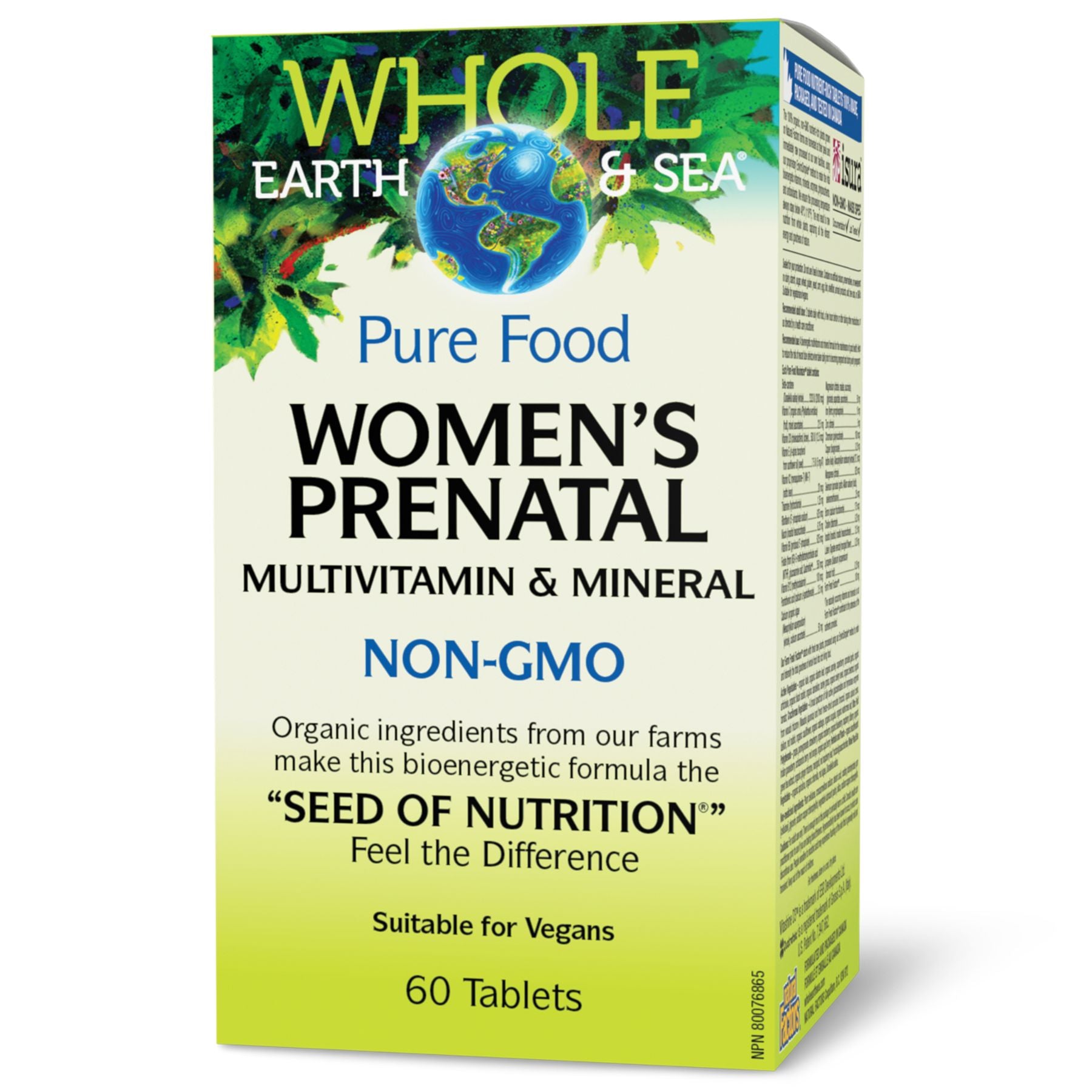 Whole Earth & Sea Women's Prenatal Multivitamin & Mineral 60s