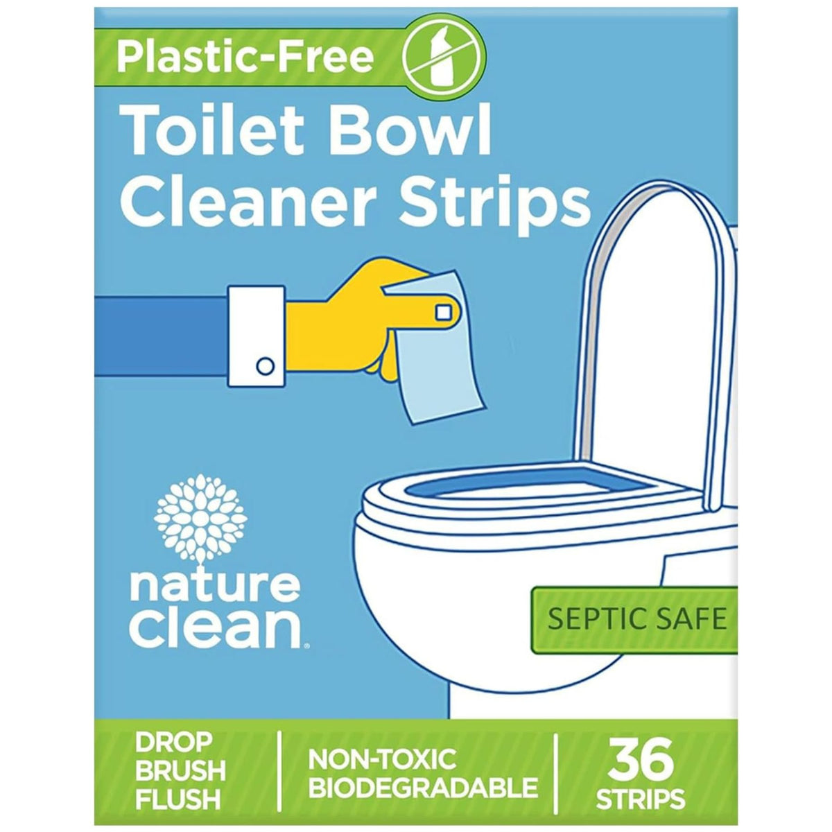 Nature Clean Toilet Bowl Cleaner Strips 36ct