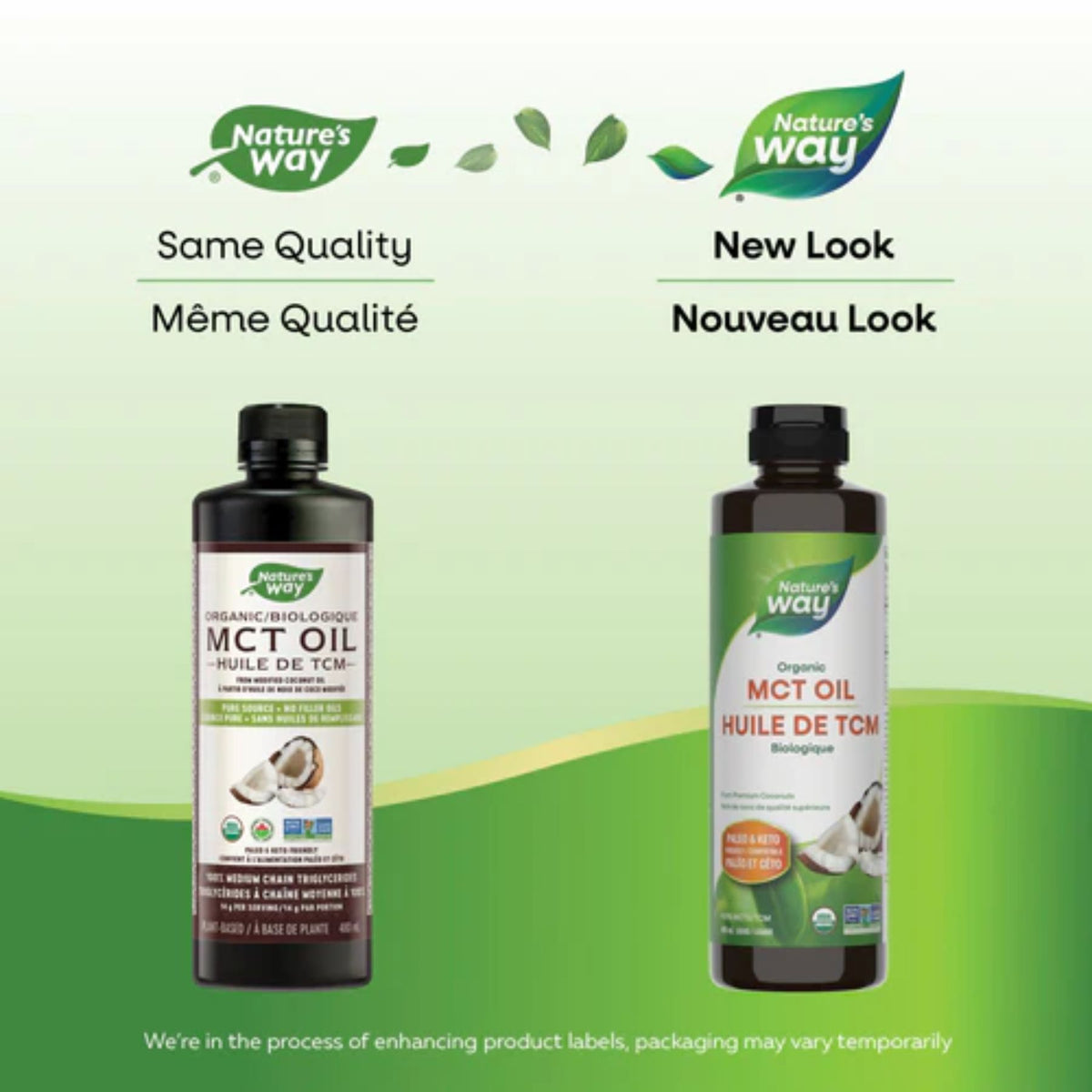 Nature's Way 100% Organic MCT Oil From Coconut 480mL