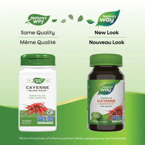 Nature's Way Cayenne Pepper 40,000 HU 100s